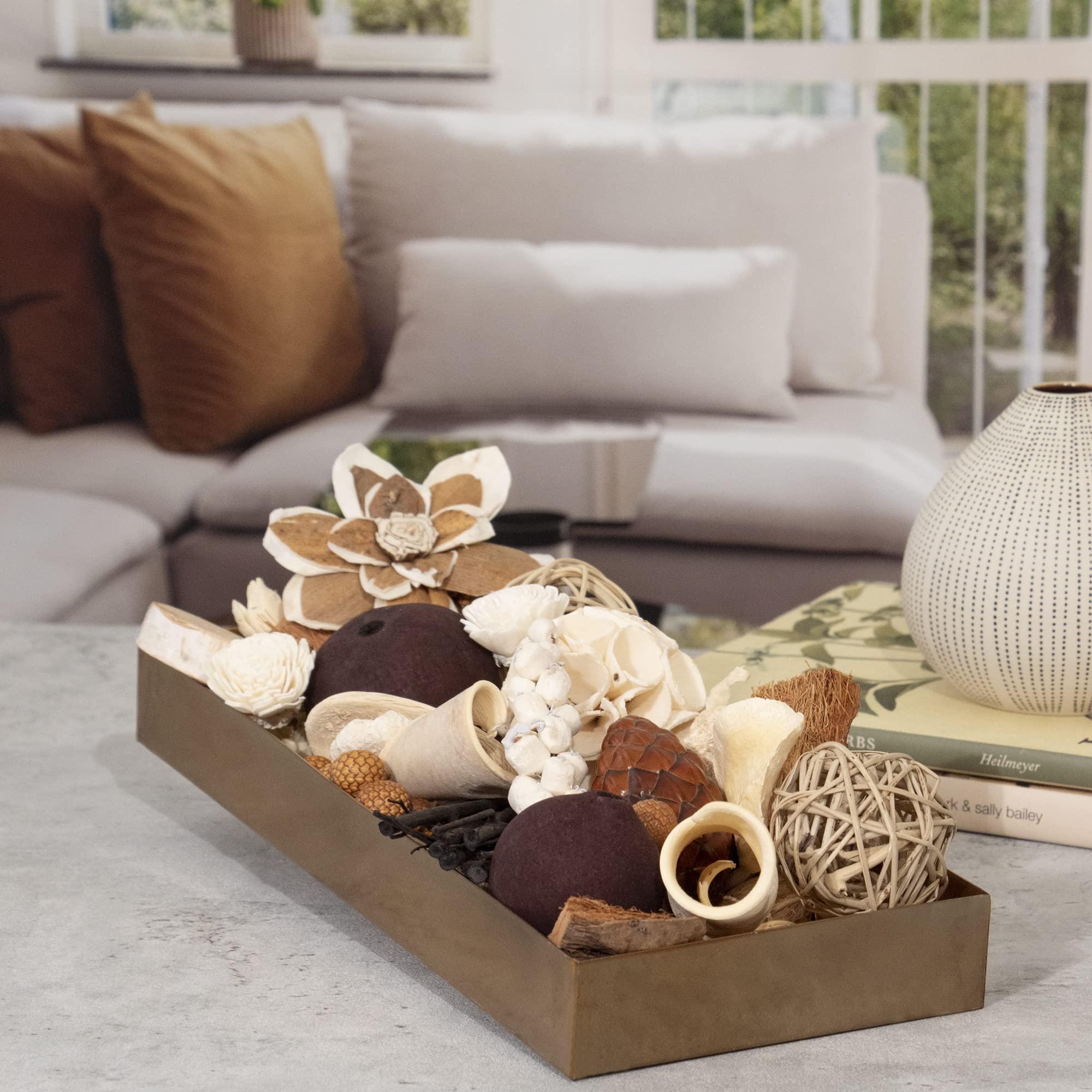 ANDALUCA Maison Box Fragrance Potpourri Decorative Vase & Bowl Filler Home Décor (Coconut Sandalwood) - Image 4