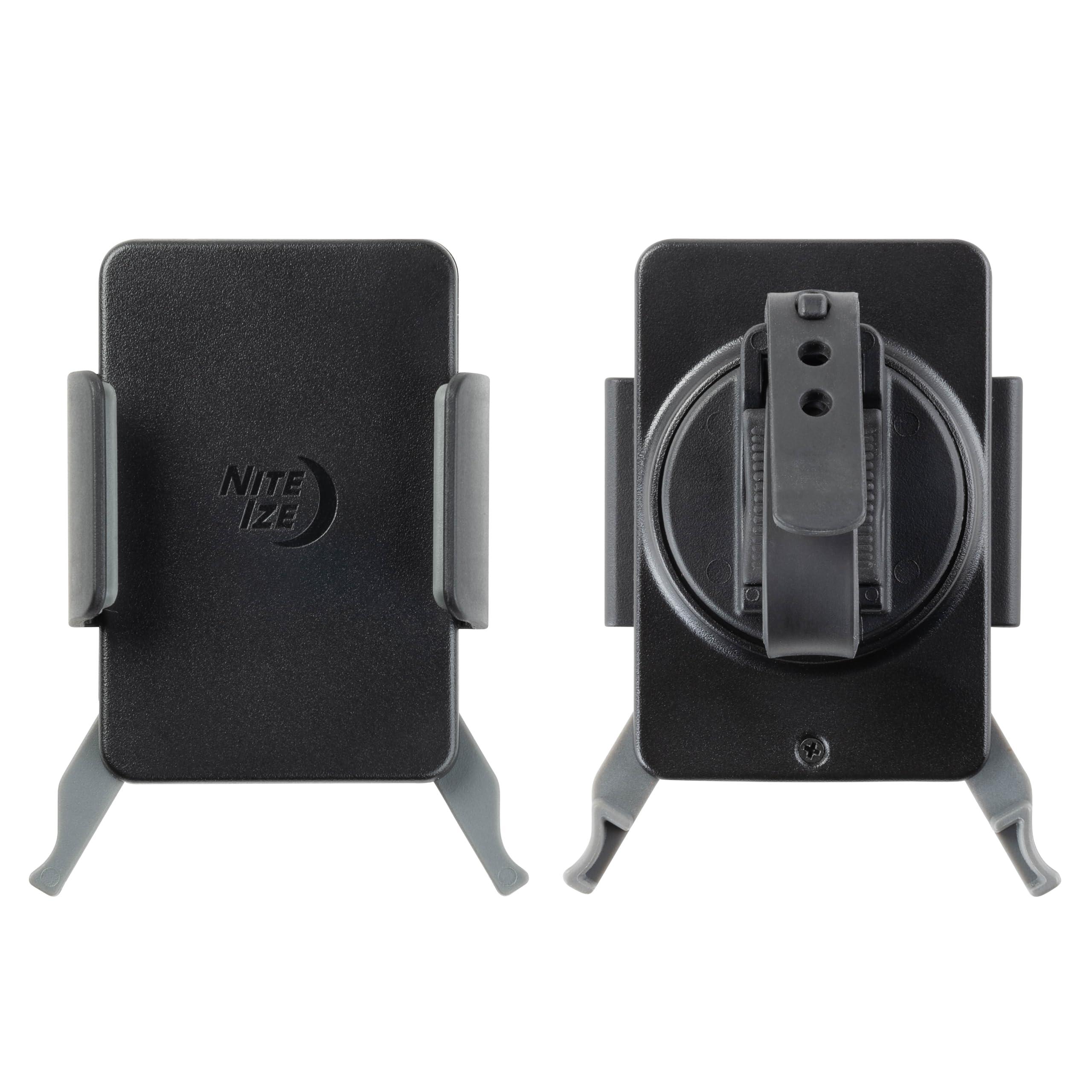 Nite Ize Squeeze Rotating Smartphone Bar Mount - Bike Mount Phone Holder for Handlebars - Phone Holster Accessories - Rotating Phone Holder with Easy-to-Squeeze Levers - Black - Image 2