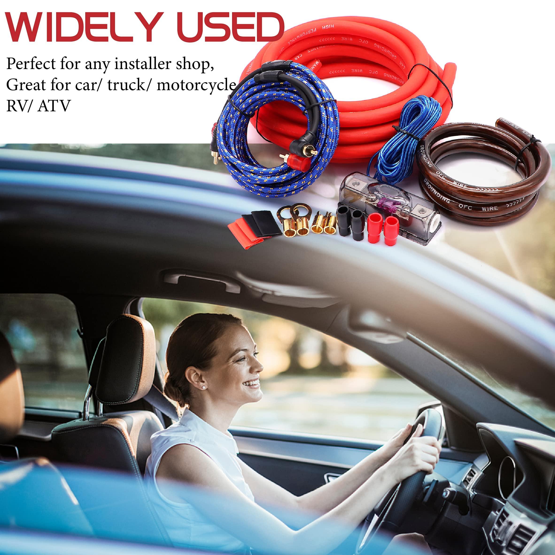 0 Gauge Amp Wiring Kit,3000 Watt Amplifier Sub Installation Kit Make Connections and Brings Power to Your Radio,Subwoofers and Speakers - Image 7