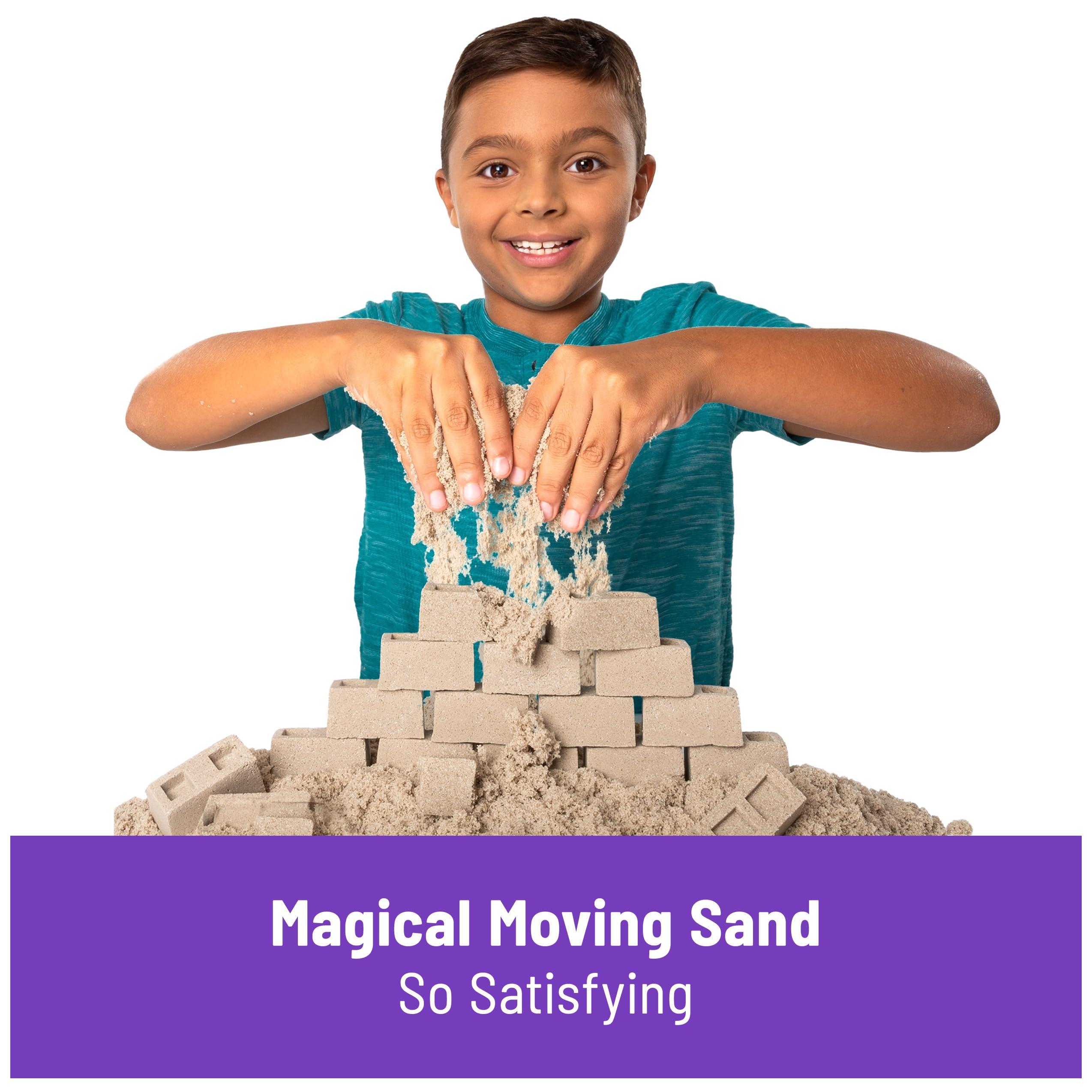 Kinetic Sand, Construction Site Folding Sandbox with 2lbs Play Sand & Toy Truck, Sensory Toys for Kids Ages 3 and up - Image 8