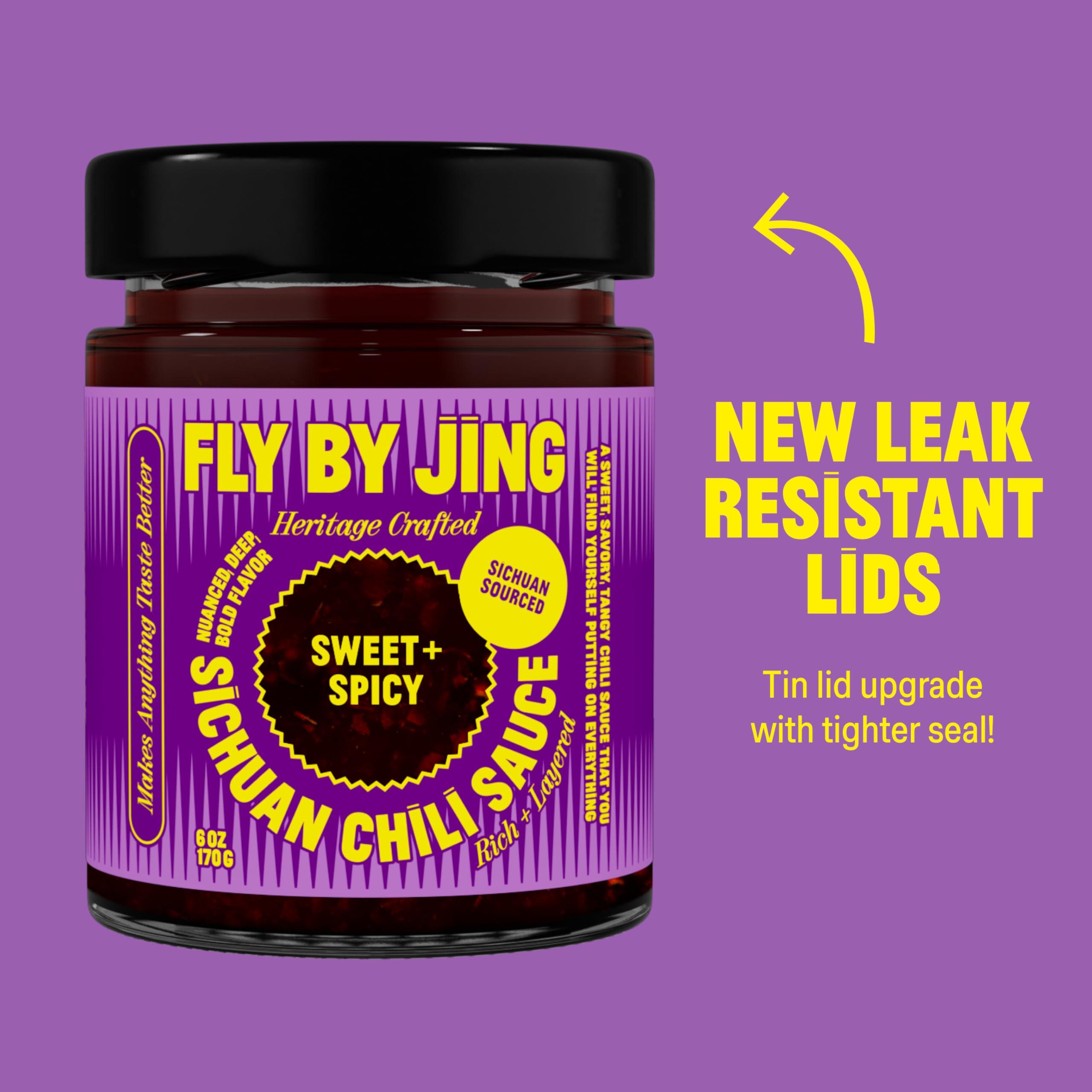 FLYBYJING Sweet+Spicy Sichuan Chili Sauce: Perfect for Noodles, Proteins, Veggies, Fish, Dumplings and Everything Else - Hot Sauce, Marinade and Glaze made w/Premium Chilis - Vegan, 6oz (Pack of 1) - Image 8