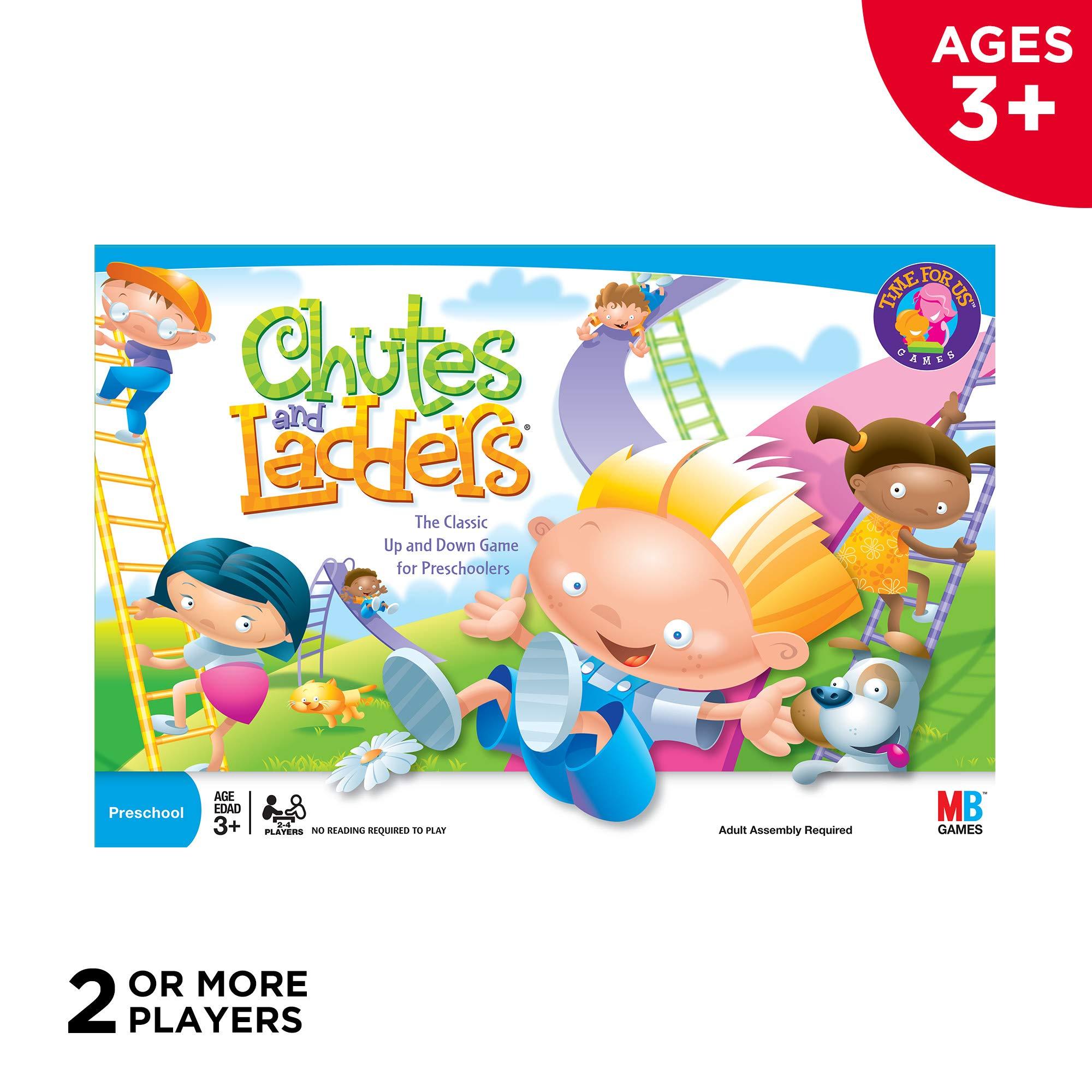 Hasbro Gaming Chutes and Ladders Board Game | 2 to 4 Players | Back to School Gifts for Kids | Preschool Classroom Games | Ages 3+ (Amazon Exclusive) - Image 4