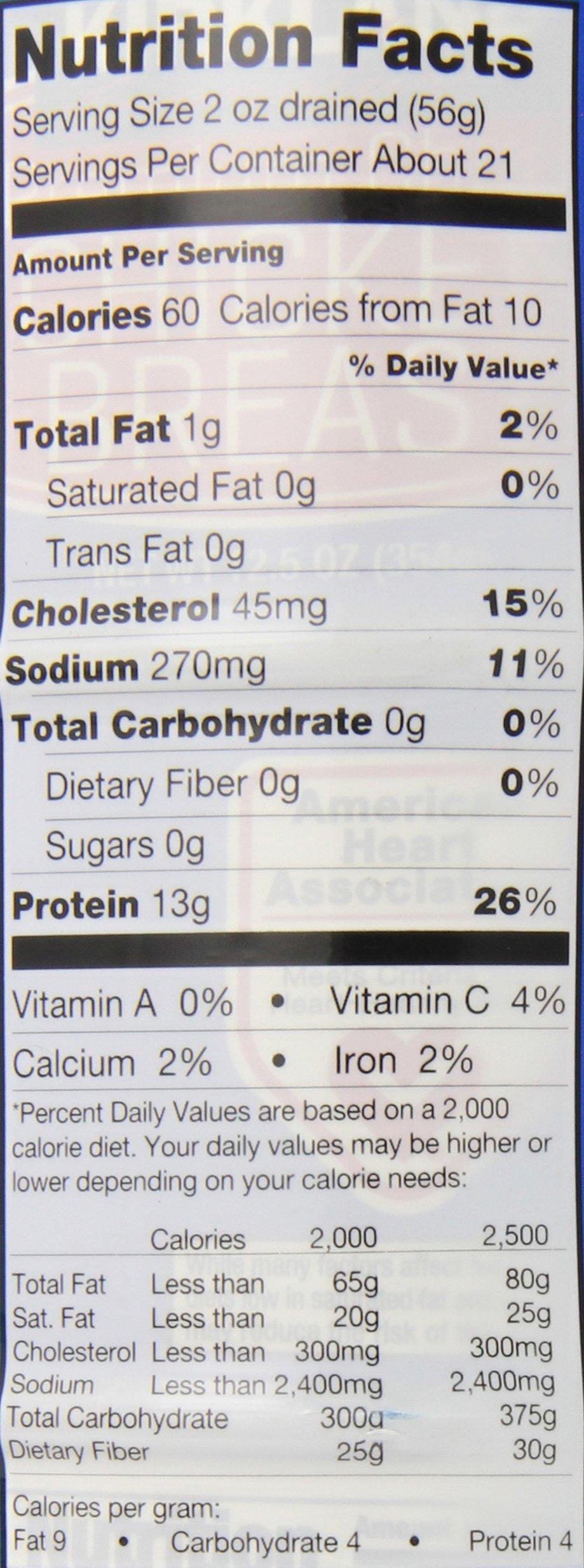 Kirkland Signature Premium Chunk Chicken Breast Packed in Water, 12.5 Ounce, 6 Count - Image 4