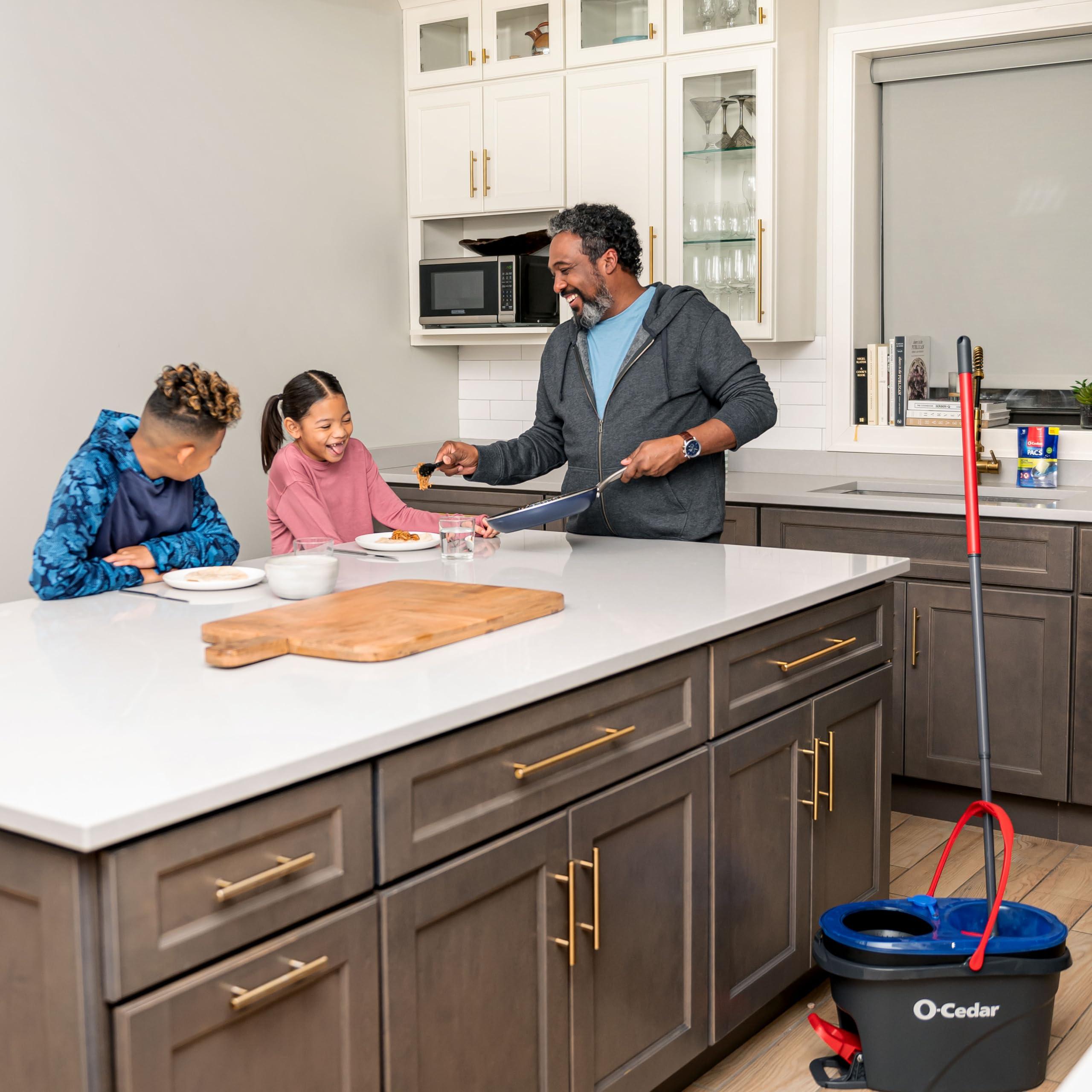 O-Cedar RinseClean Spin Mop & Bucket System | Clean with Clean Water | Removes 99% of Bacteria - Image 9