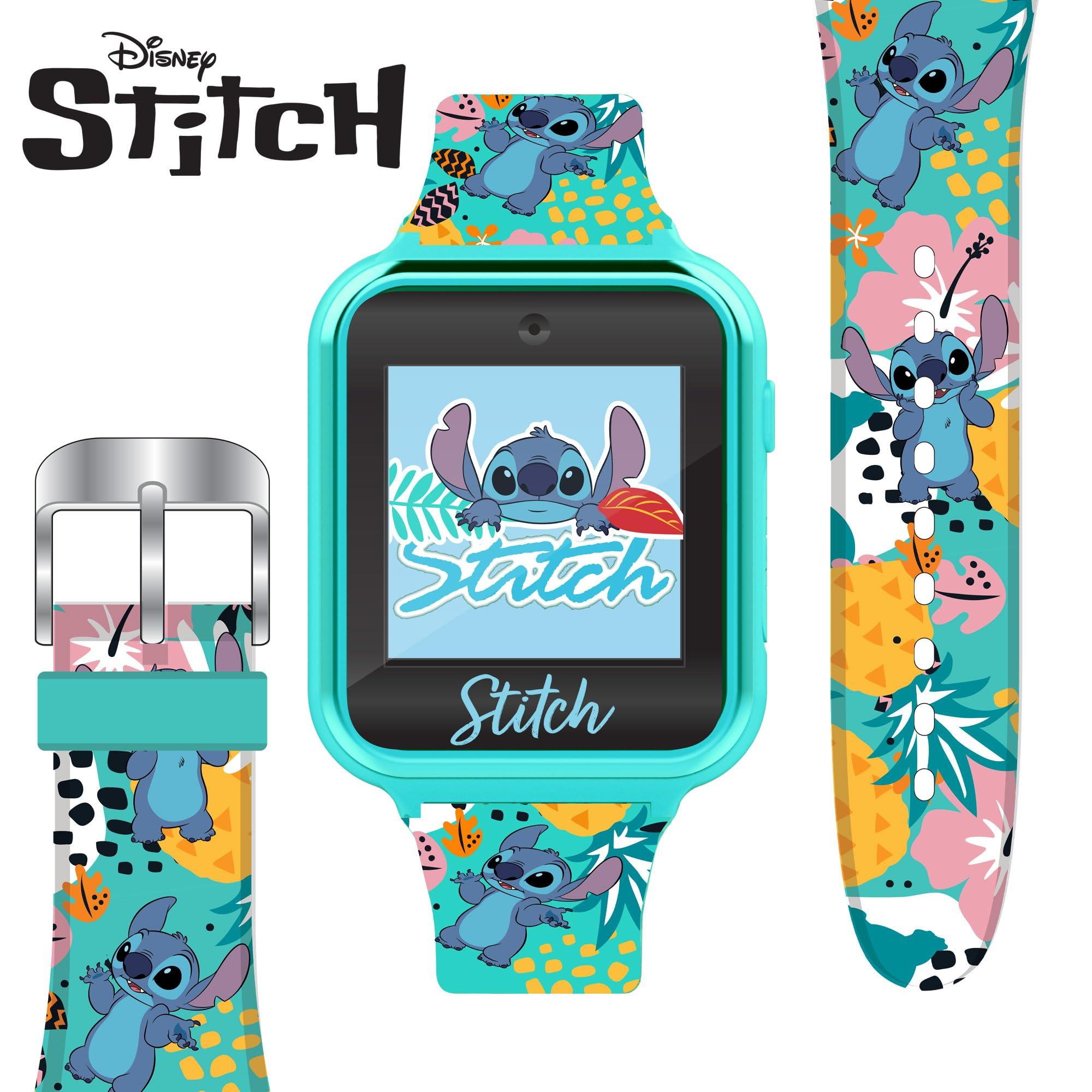 Disney Stitch Kids Smartwatch with Touchscreen, Camera, Games, Timer, Step Counter, Alarm & Calculator – Fun Interactive Watch with 10 Faces & Printed Silicone Strap – Fits Wrists 5.5" to 8" - Image 5