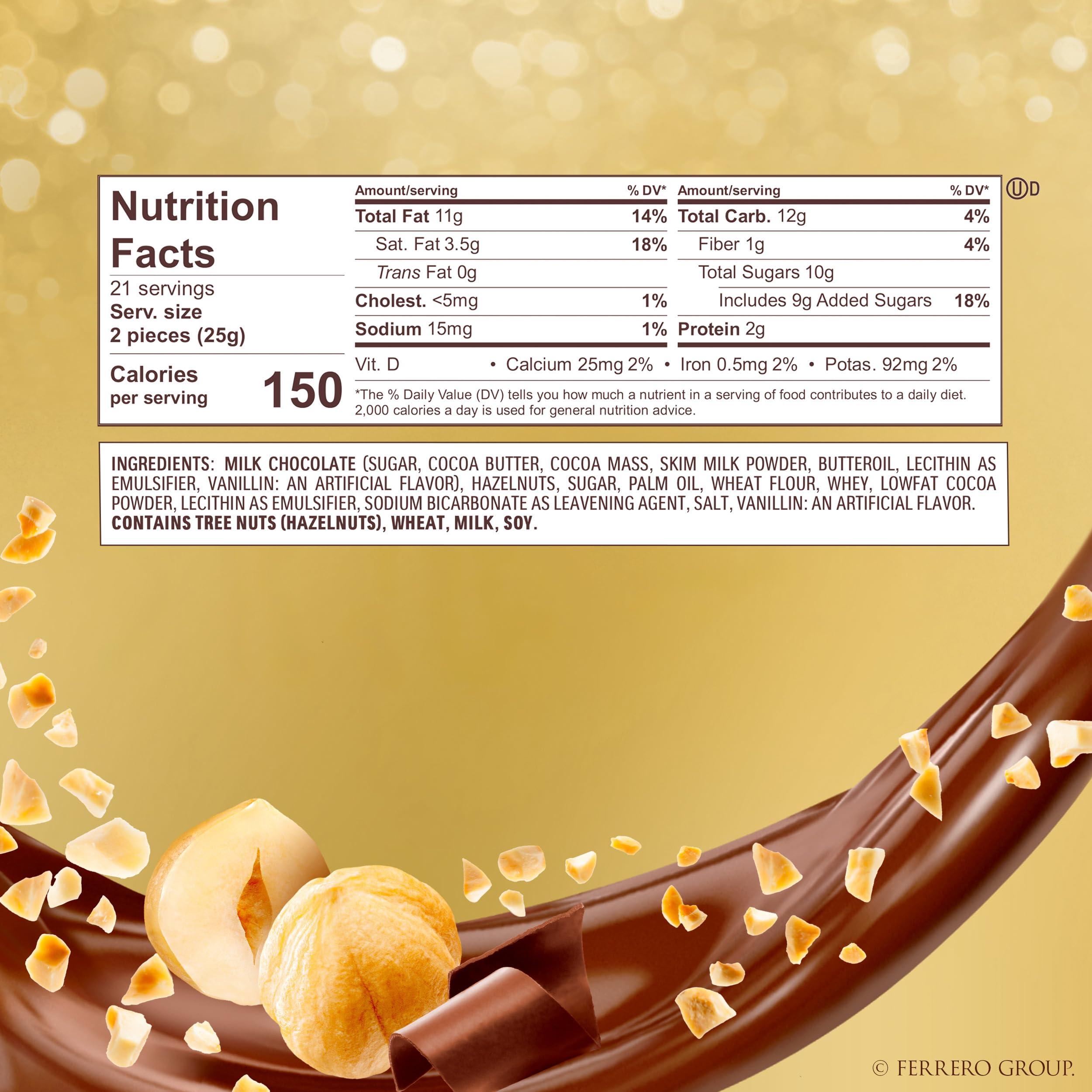 Ferrero Rocher, 42 Count, Premium Milk Chocolate Hazelnut, Chocolates for Gifting, 18.5 oz - Image 3