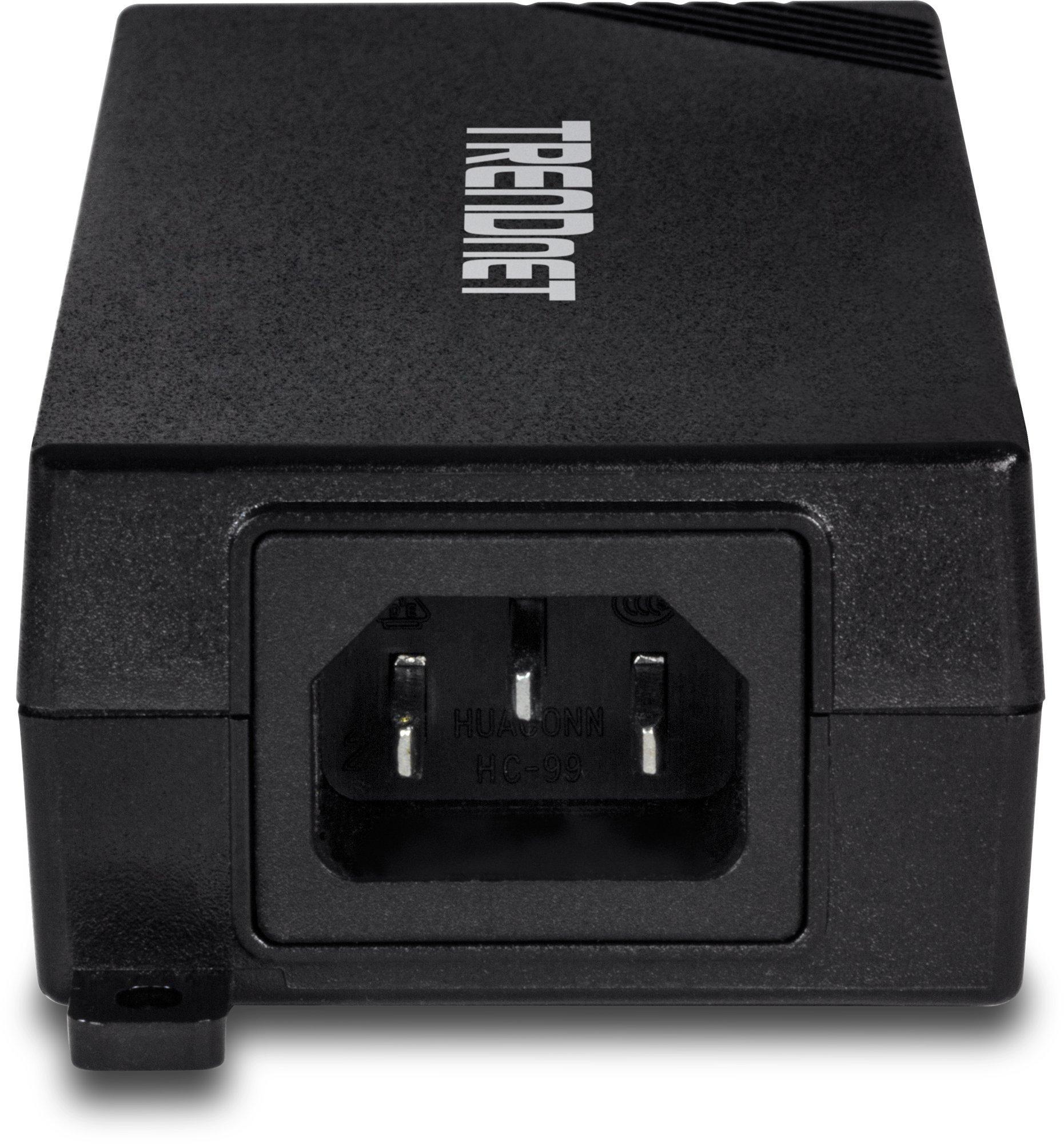 TRENDnet Gigabit Power Over Ethernet Plus Injector, PoE+ (30W) Power Network Distances Up to 100M (328 ft.), Black, TPE-115GI (Pack of 1) - Image 9