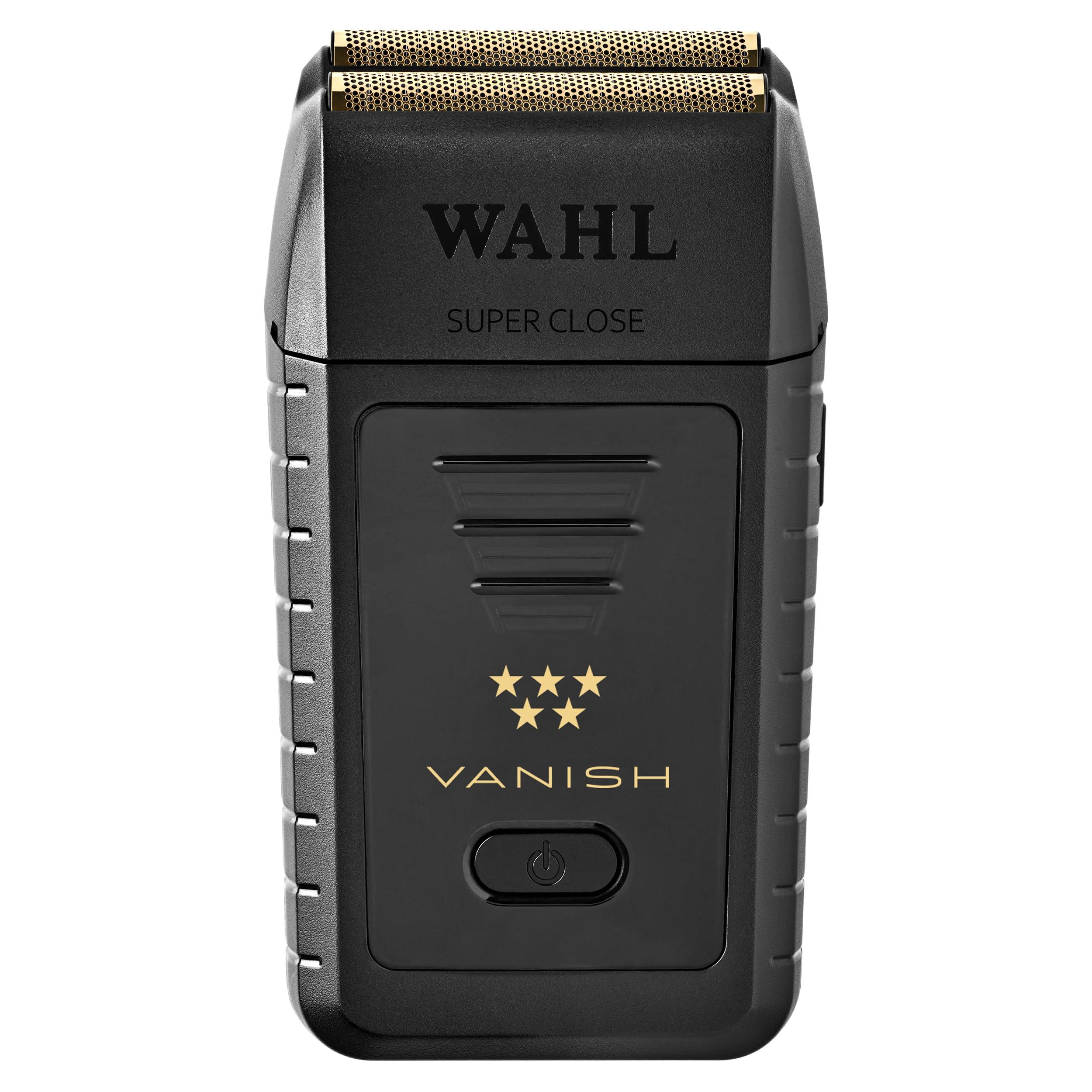 Wahl Professional 5 Star Vanish Shaver Cordless With Pop Foil Bars Ergonomic Design 100 Min Runtime Lithium Ion Battery