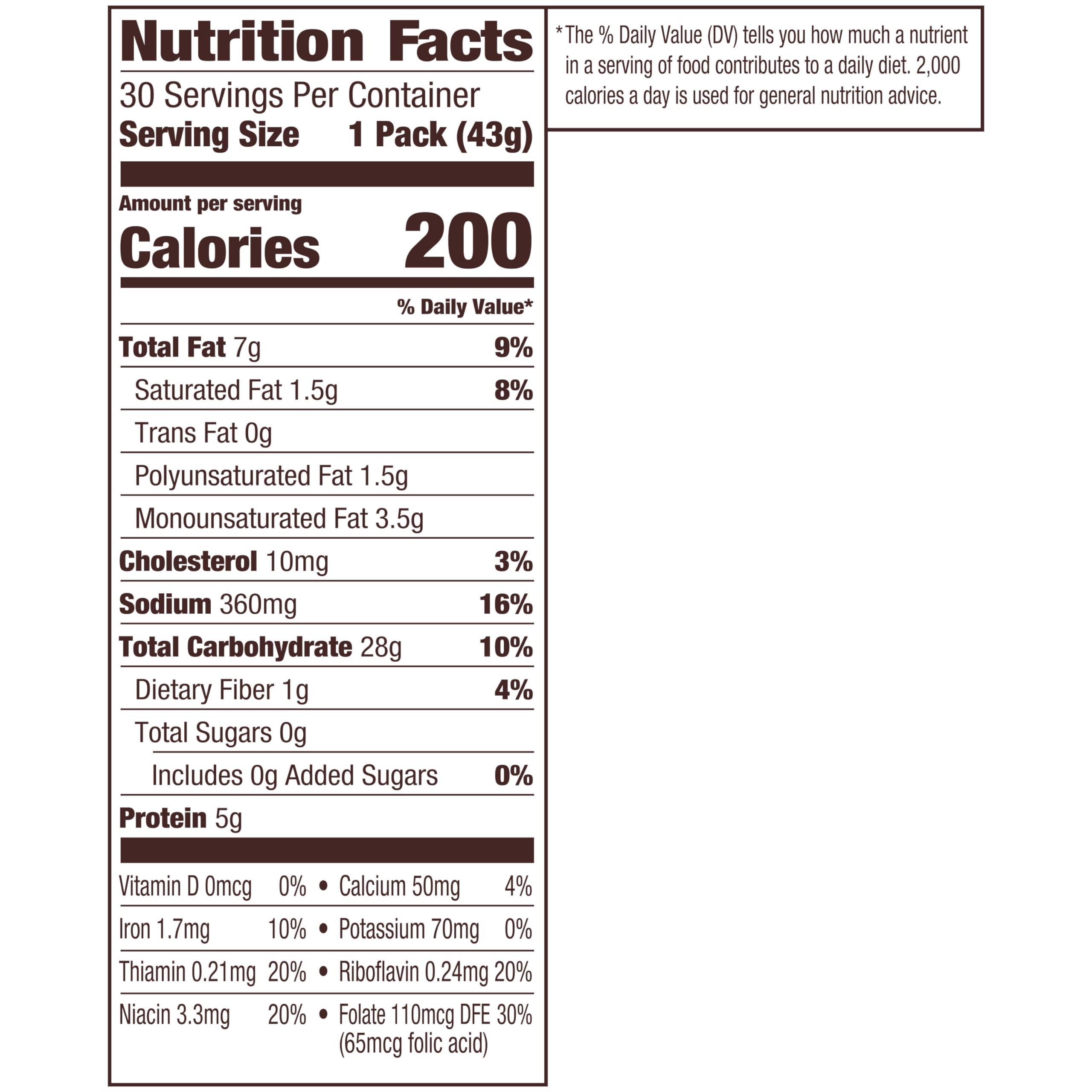 Pepperidge Farm Goldfish Cheddar Crackers, 1.5 oz. Snack Packs, 30 Count - Image 2