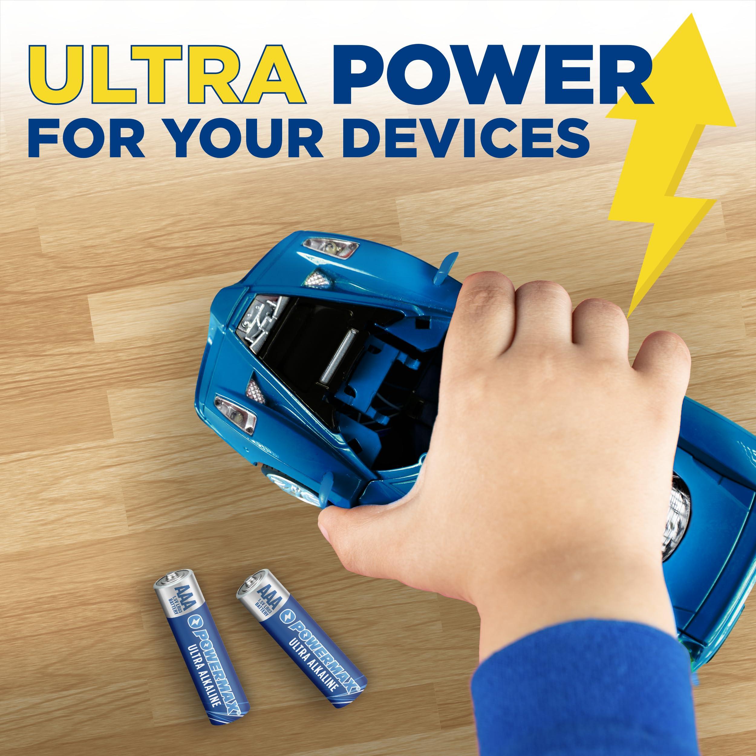 Powermax 24-Count Triple AAA Batteries, Ultra Long Lasting Alkaline Battery for Home and Office, 10-Year Shelf Life, Reclosable Packaging - Image 6