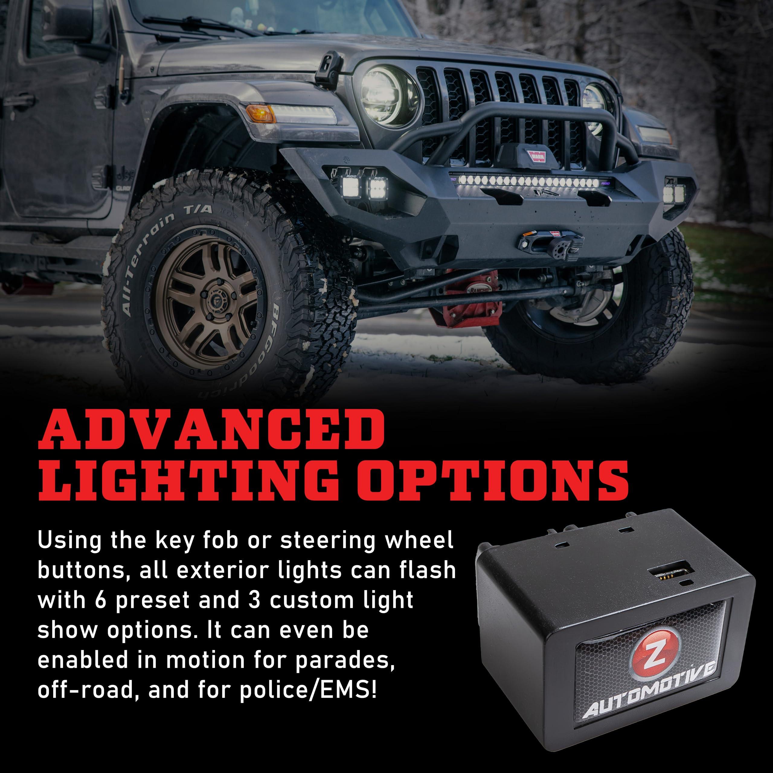 Z Automotive Tazer JL JT Lite Programmer | Fits 2020-2024 Jeep Wrangler JL and 2018-2024 Gladiator JT | Change Tire Size, Gear Ratio, TPMS and More! - Image 3