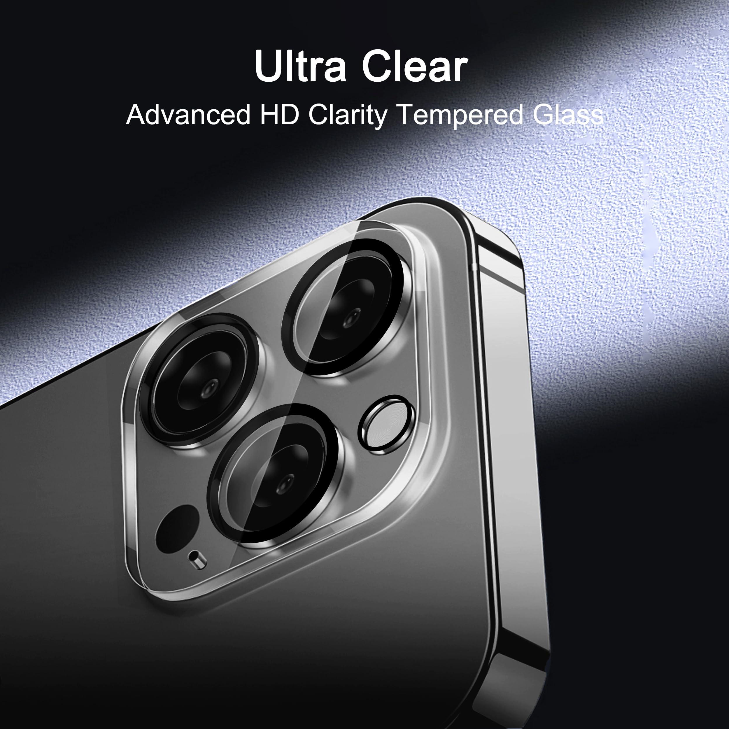 Ailun 3 Pack Privacy Screen Protector for iPhone 16 Pro Max [6.9 inch]+ 3 Pack Camera Lens Protector,Dynamic Island Compatible,Anti Spy Tempered Glass[9H Hardness]-HD - Image 5