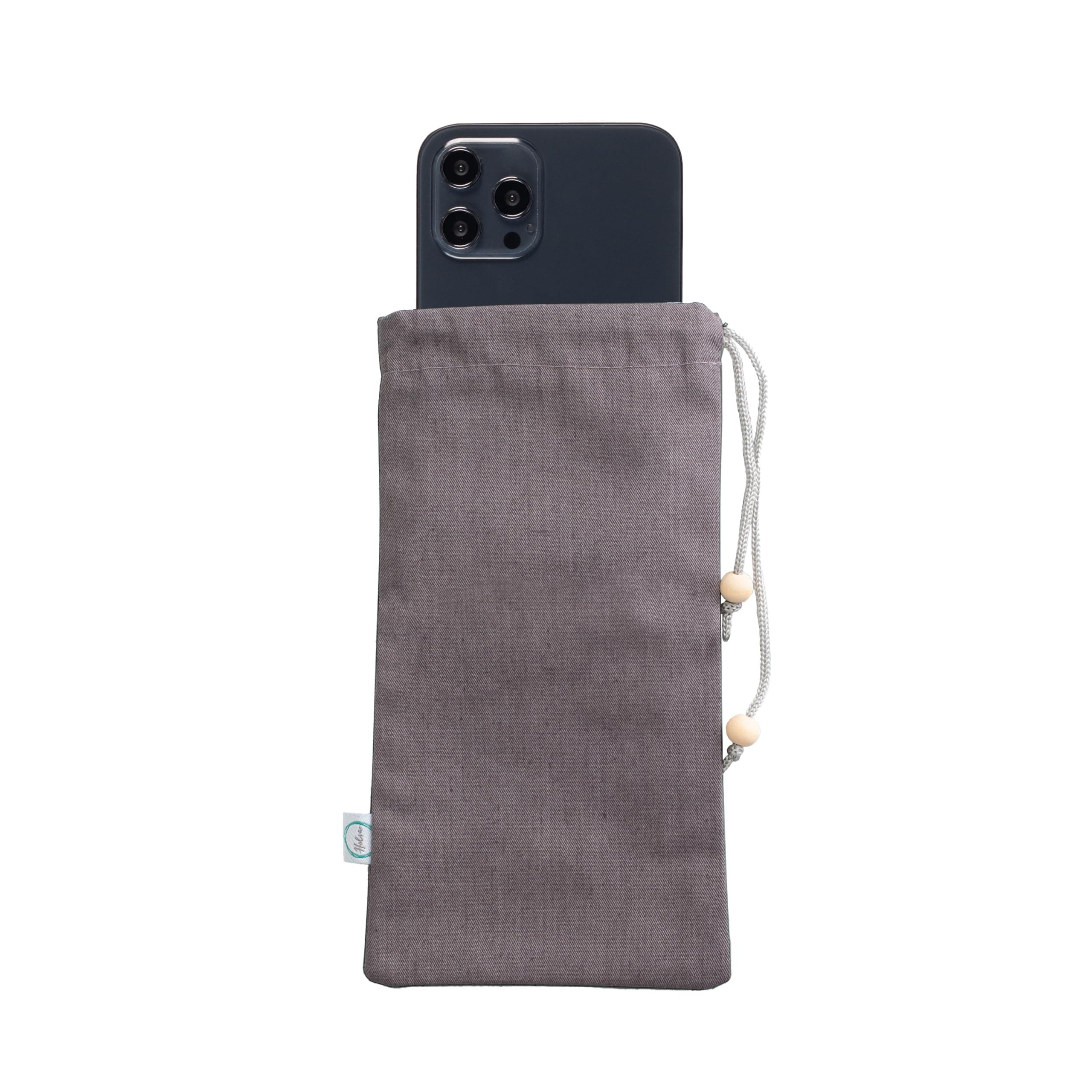 Halsa EMF Shield Sleeve for Cell Phone - Signal Blocking Anti-EMP Pouch - Smartphone Protection Case Against Radiation, EMF, 5G, RFID - Grey - 4x8 Inch Fits Most Phones - Image 8
