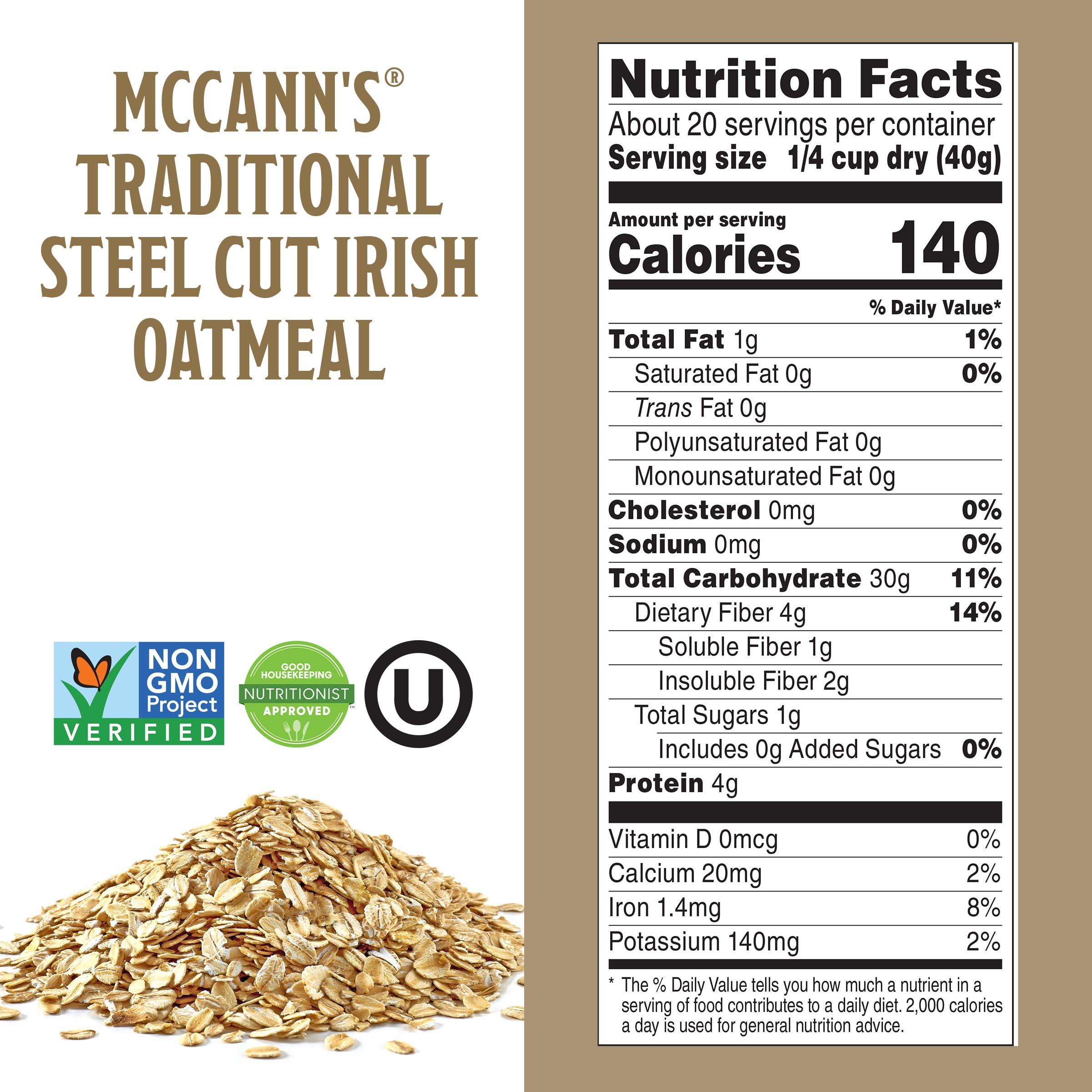 McCann's Irish Oatmeal, Traditional Steel Cut, 28 Ounce (Pack of 6) - Image 2
