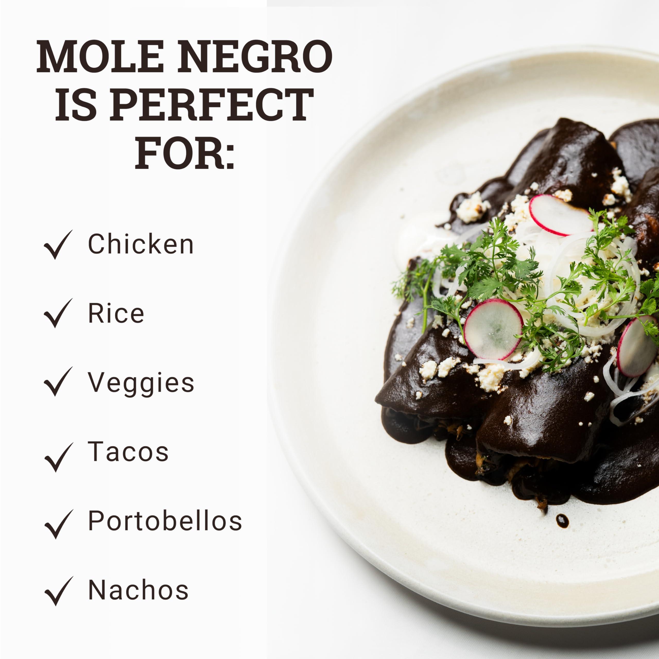 Ya Oaxaca - Mole Sauce - Negro - Medium Spice Flavor - Blend of Smoked & Dried Chiles, Spices, & Chocolate - Vegan, Non-GMO, Gluten Free - Great in Enchiladas, Tacos, Nachos, Tortillas - 12oz - Image 8