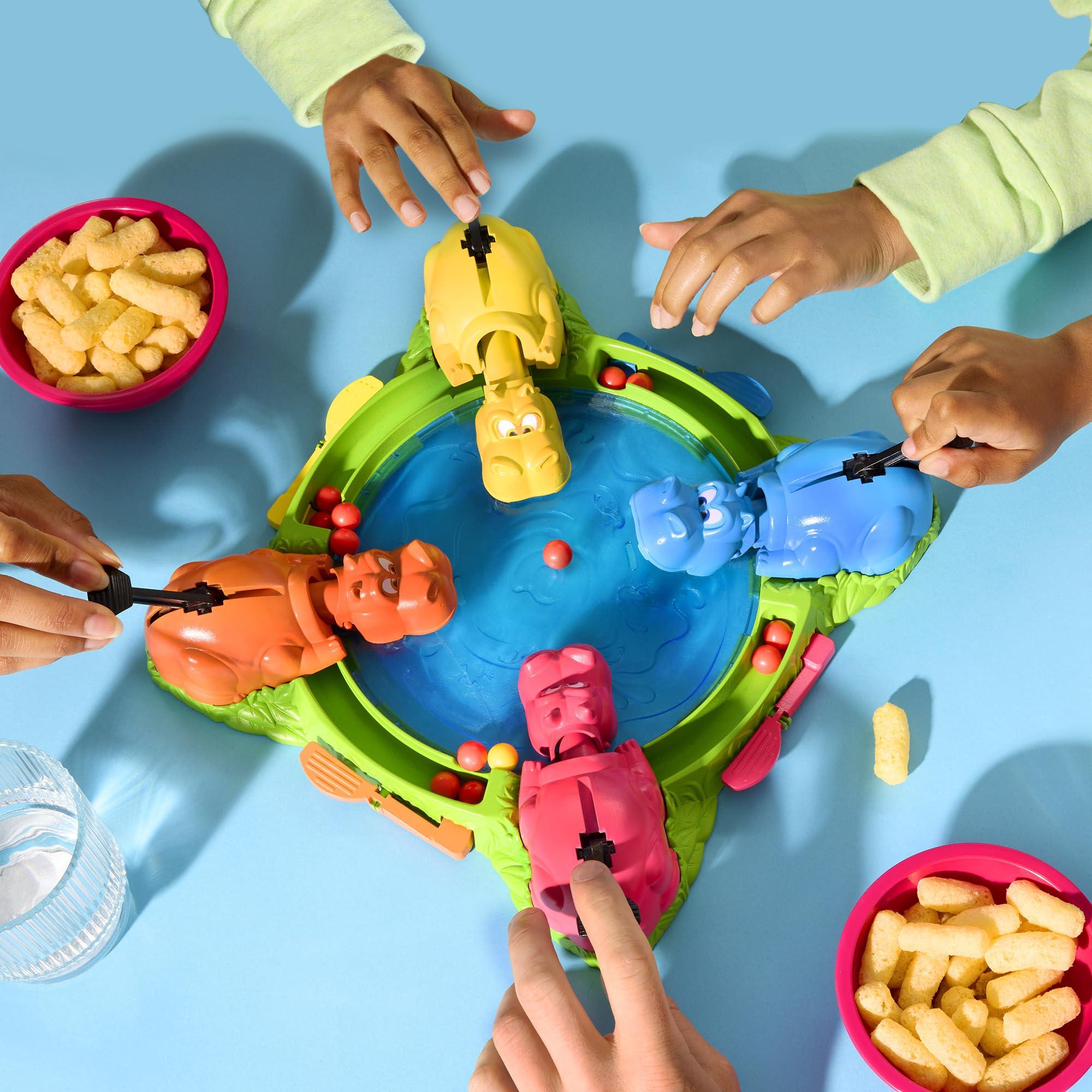 Hungry Hungry Hippos Game for Preschoolers | Instant Marble Relaunch, Easy Set-Up & Storage| Ages 4 and Up | 2 to 4 Players | Kids Games - Image 4
