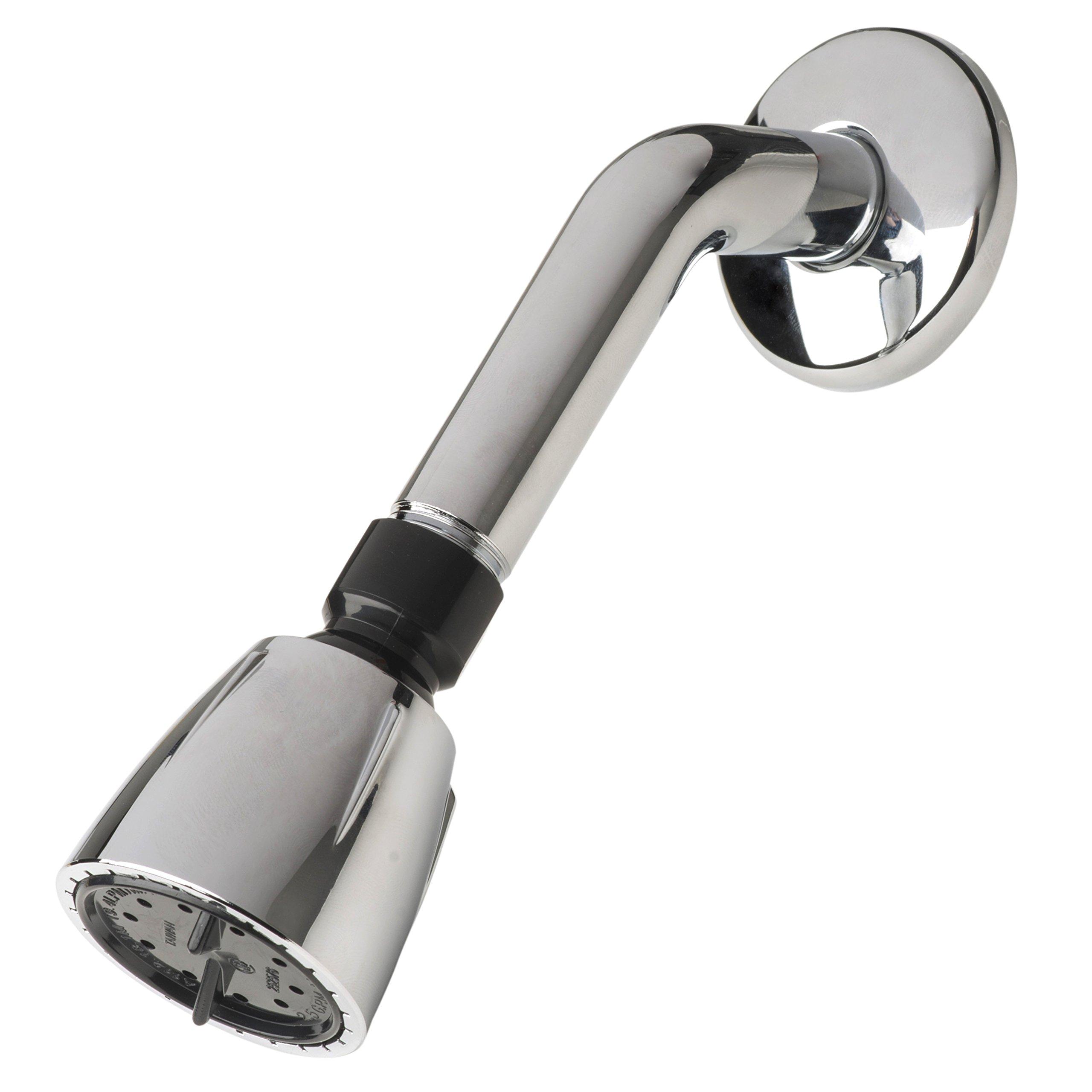 Laguna Brass 3320CP/4010CP Mobile Home Non-Metallic Two Handle 8" Shower Faucet Valve with Matching Shower Head/Arm/Flange Chrome Finish - Image 4
