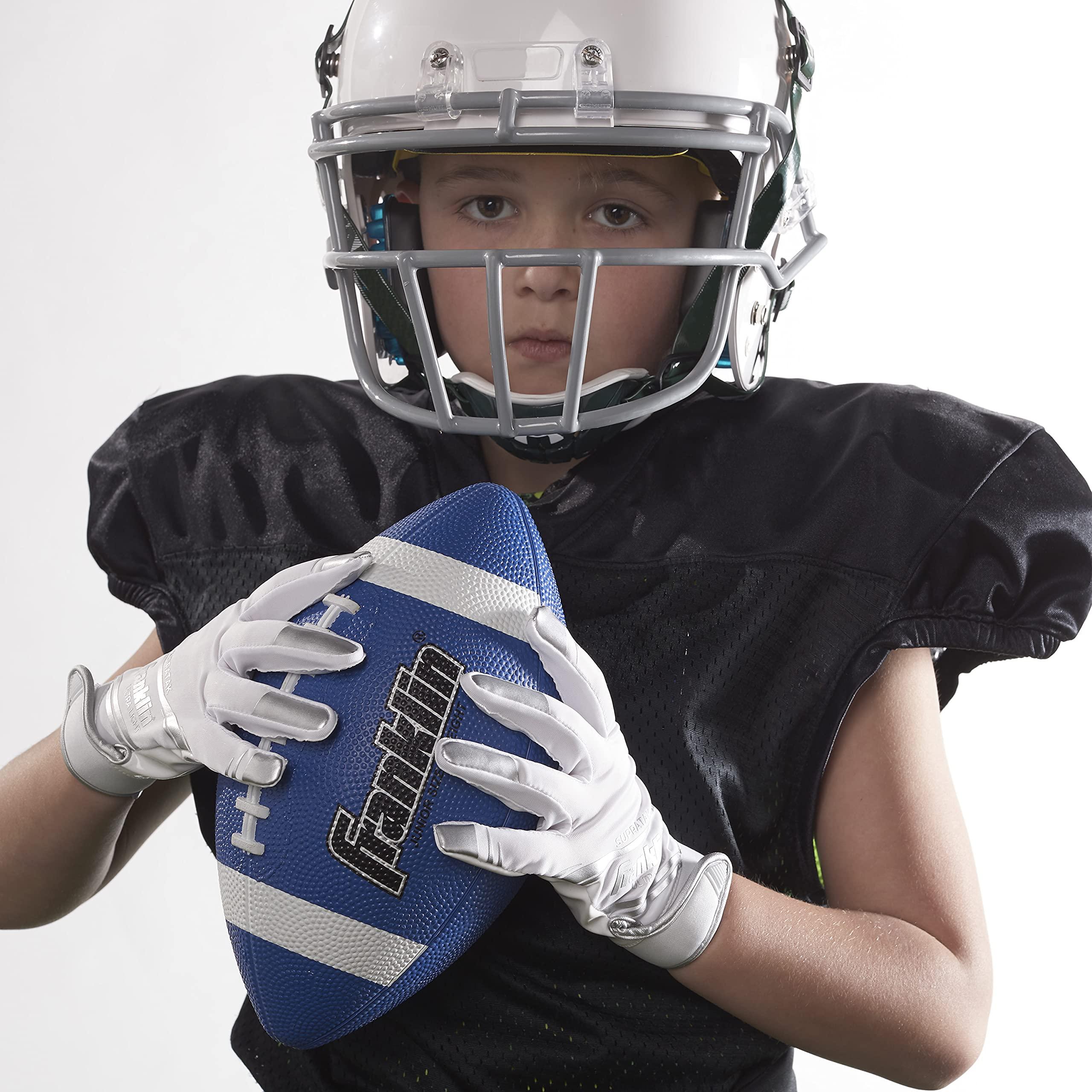 Franklin Sports Kids Junior Grip-Rite Youth Junior Size Rubber Footballs - Peewee Kids Durable Outdoor Footballs - Single & Bulk Packs Available - Image 7