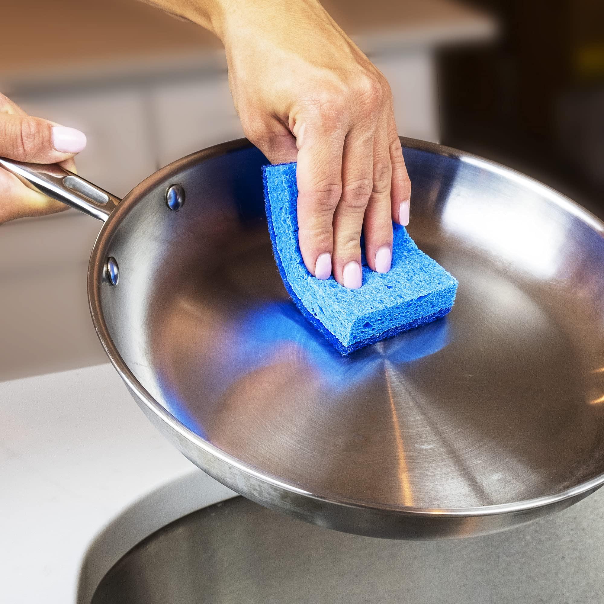 Amazon Basics Non-Scratch Sponges, 6-Pack - Image 2