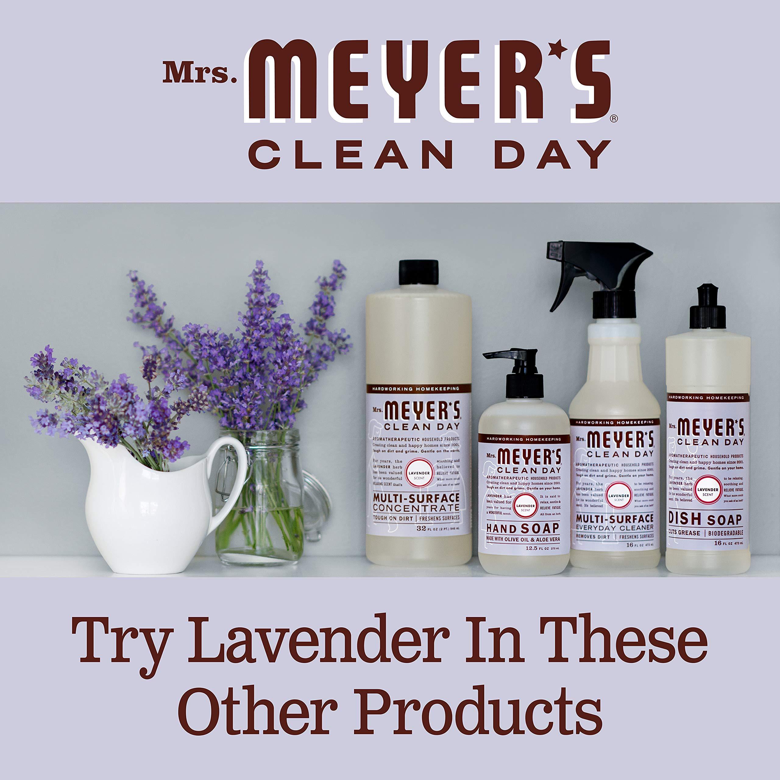 MRS. MEYER'S CLEAN DAY Multi-Surface Everyday Cleaner, Cruelty Free Formula, Lavender Scent, 16 oz- Pack of 3 - Image 7