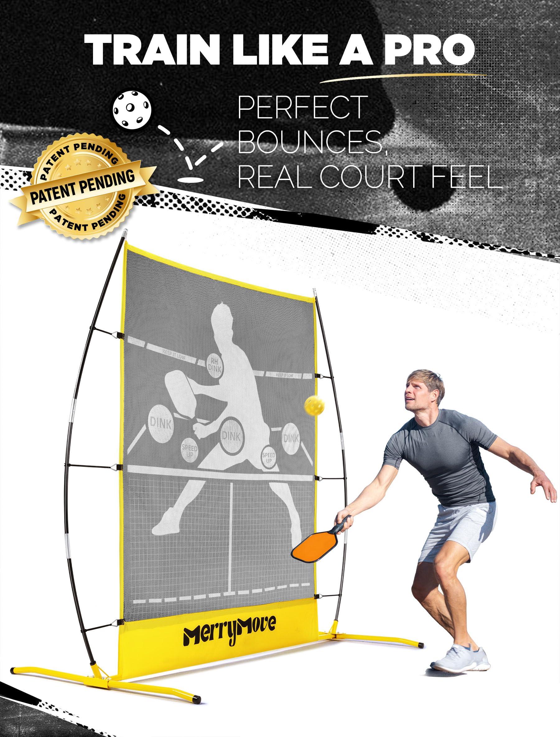 MerryMove Pickleball Practice Rebounder Net: Pickleball Rebounder or 6FT Mini Pickleball Net Portable for Outdoor Driveway Backyard and Indoor Garage - 2in1 Trainer for Dink Volley Training - Image 3