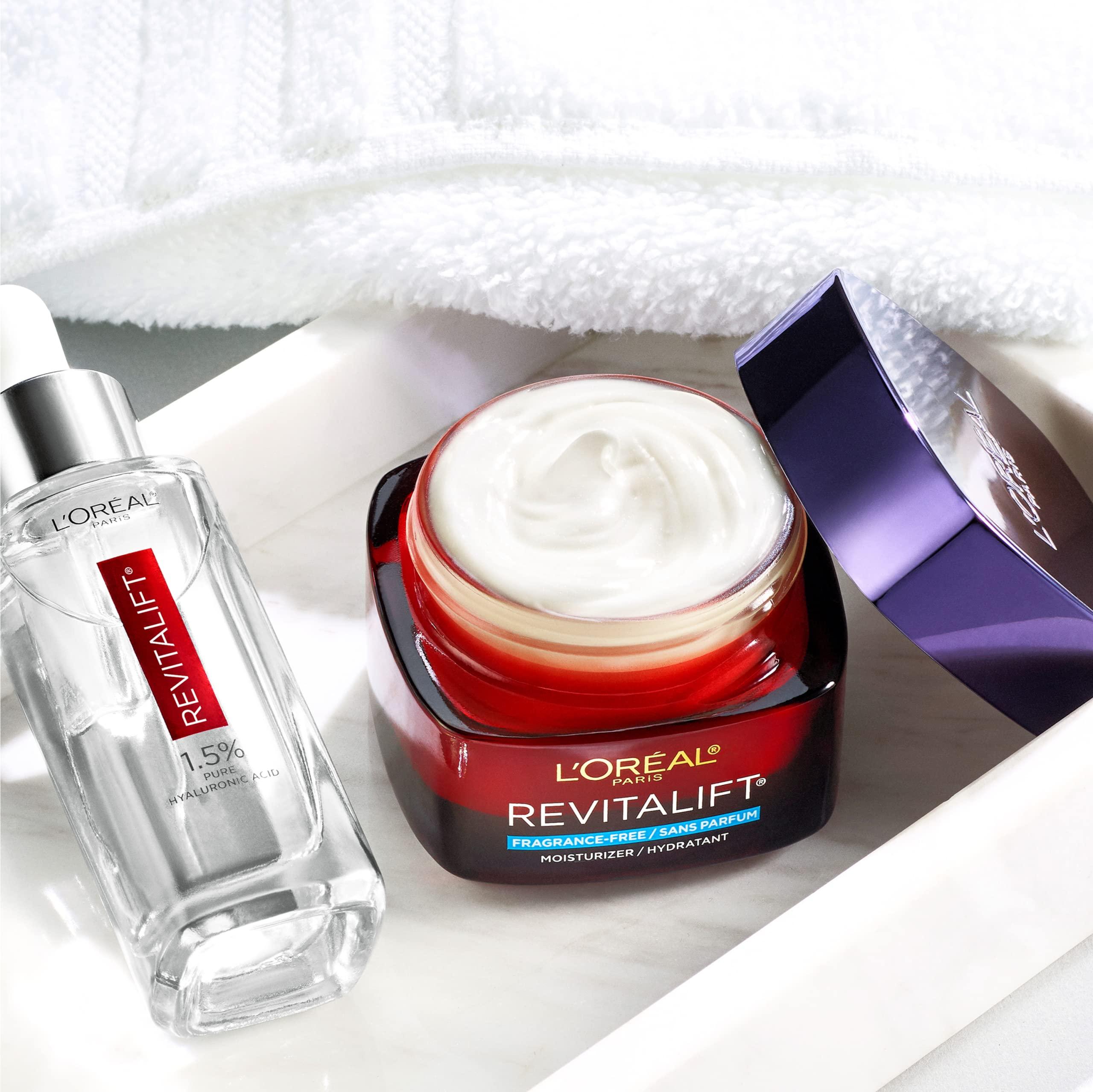 L'Oreal Paris Revitalift Triple Power Anti-Aging Face Moisturizer, Pro Retinol, Hyaluronic Acid & Vitamin C, Reduce Wrinkles 2.55 Oz - Image 8