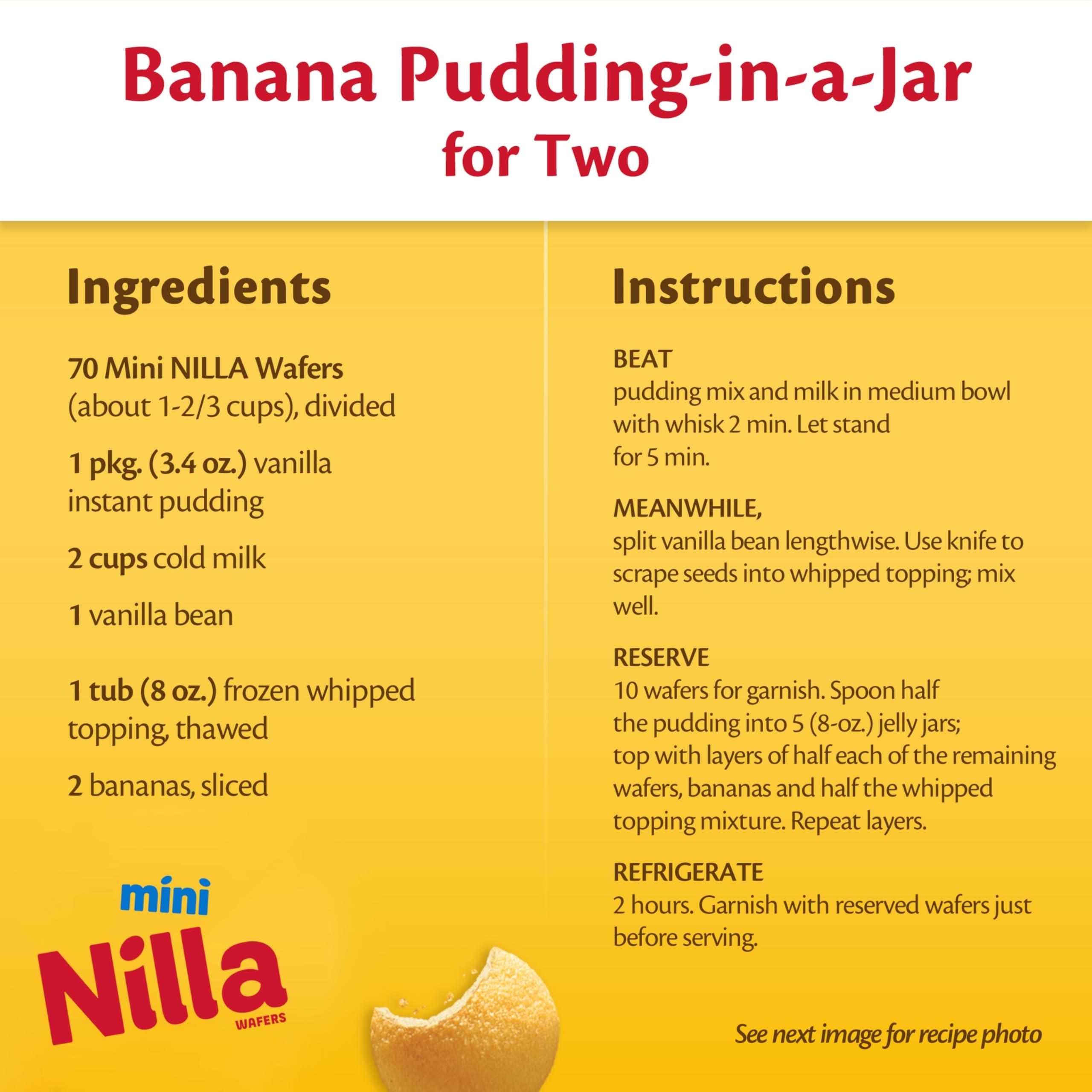 NILLA Wafers Mini Cookies, Vanilla Wafers, 10 Snack Packs - Image 3