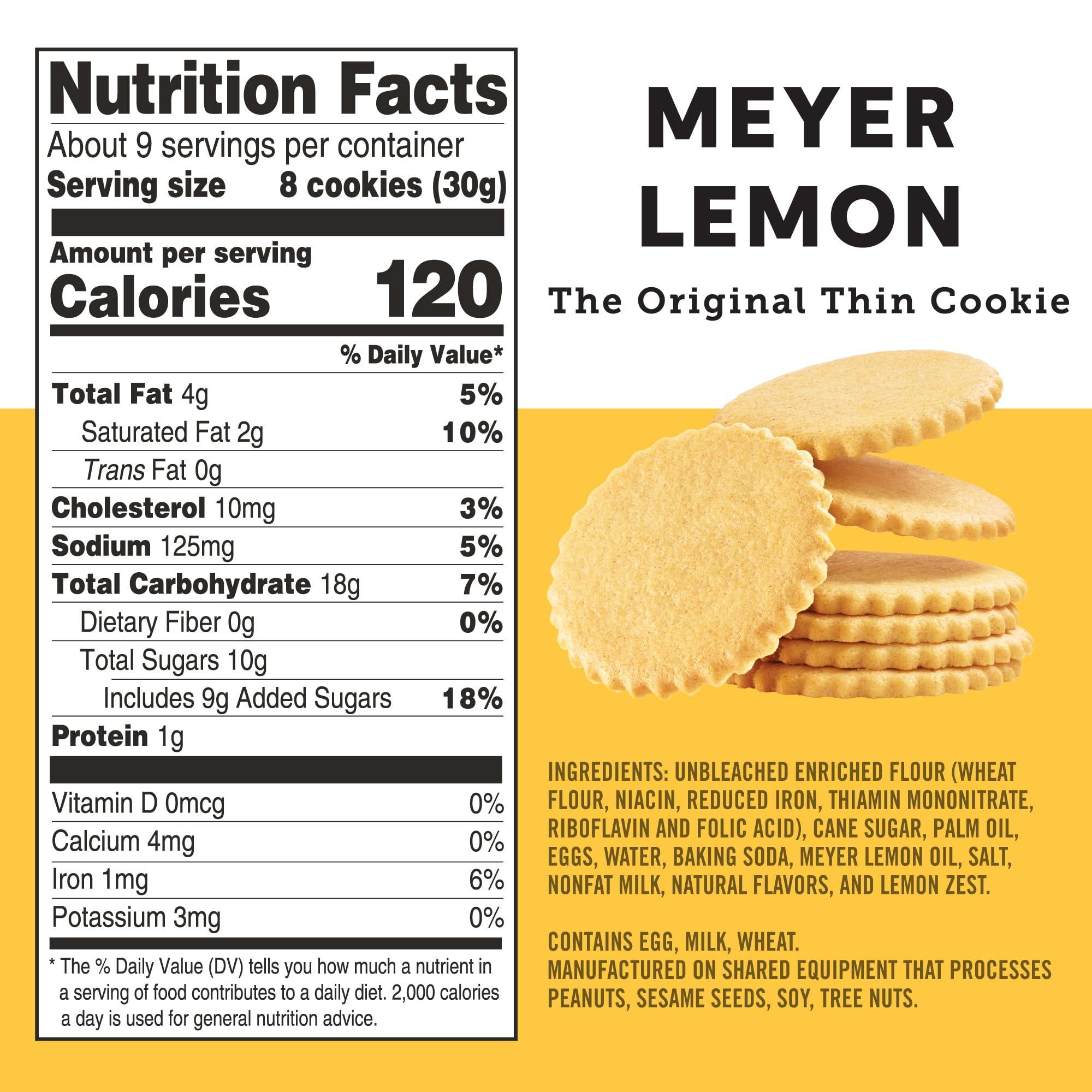 NEW! Dewey's Bakery Complete Cookie Collection | Meyer Lemon, Brownie Crisp, Triple Ginger, Vanilla Bean, Dark Chocolate Mint Cookies, Key Lime Moravian Cookie Thins| 9 oz (Pack of 6) - Image 2