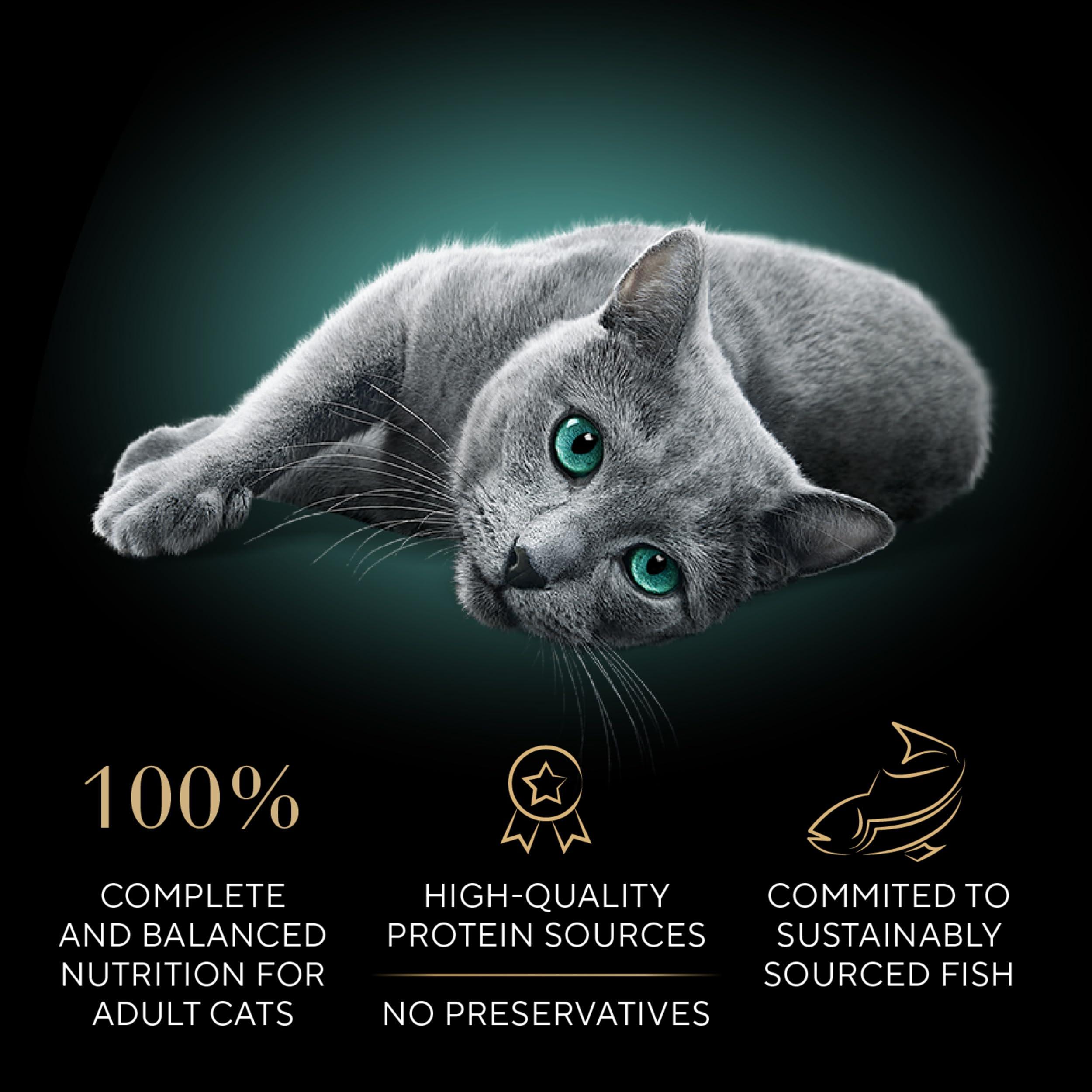 Sheba Perfect Portions Wet Cat Food Cuts in Gravy Variety Pack, Roasted Chicken Entree, with Sustainable Salmon, and Tender Turkey Entree, 2.6 oz. Twin-Pack Trays (24 Count, 48 Servings) - Image 5