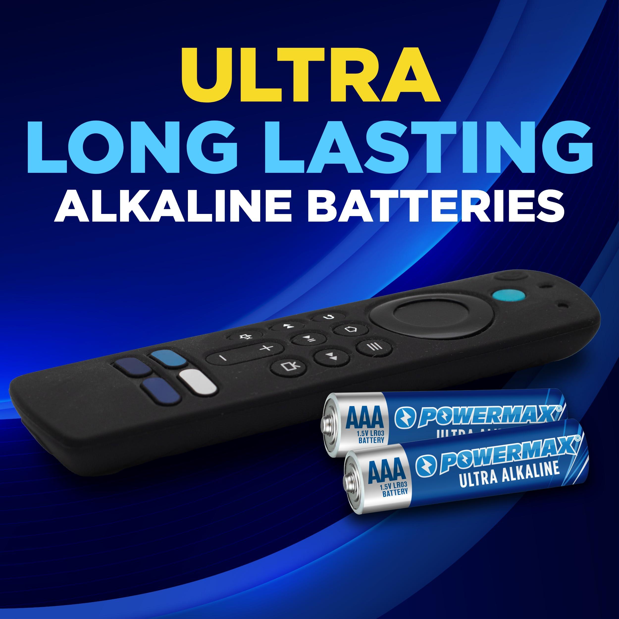 Powermax 24-Count Triple AAA Batteries, Ultra Long Lasting Alkaline Battery for Home and Office, 10-Year Shelf Life, Reclosable Packaging - Image 3