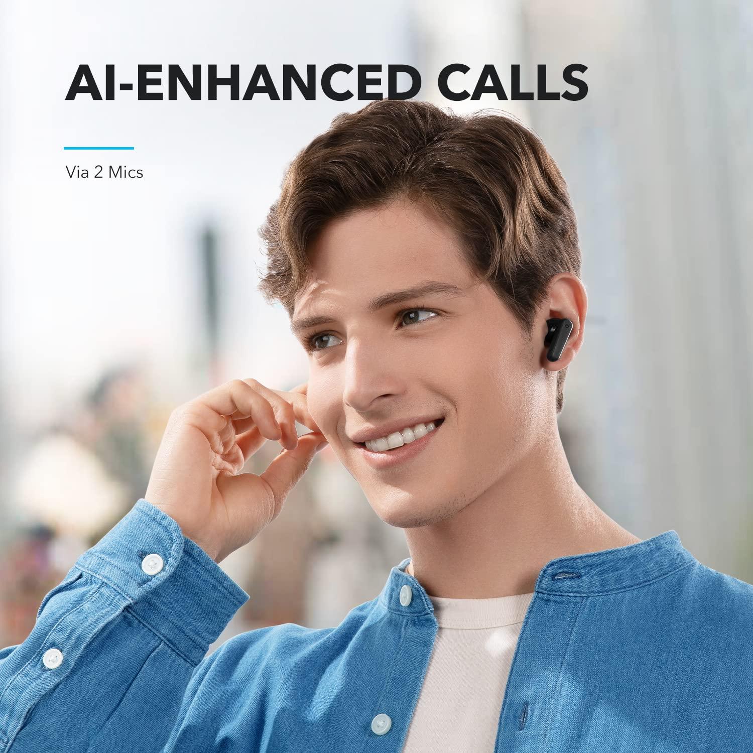 Soundcore by Anker P20i True Wireless Earbuds, 10mm Drivers with Big Bass, Bluetooth 5.3, 30H Long Playtime, Water-Resistant, 2 Mics for AI Clear Calls, 22 Preset EQs, Customization via App - Image 6
