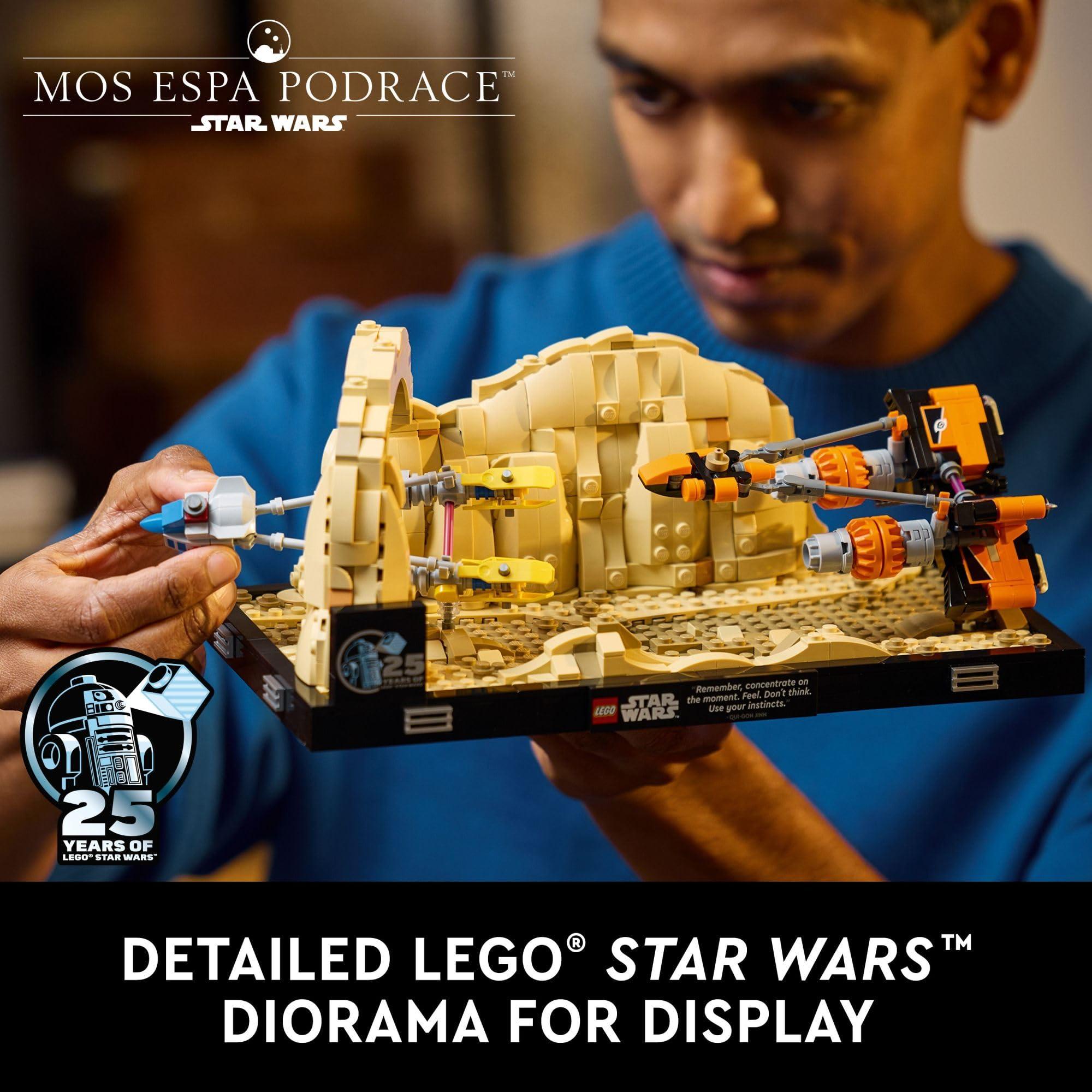 LEGO Star Wars: The Phantom Menace Mos ESPA Podrace Diorama, Build and Display Model for Adults, Star Wars Fan Gift with Anakin Skywalker's Podracer, 75380 - Image 2