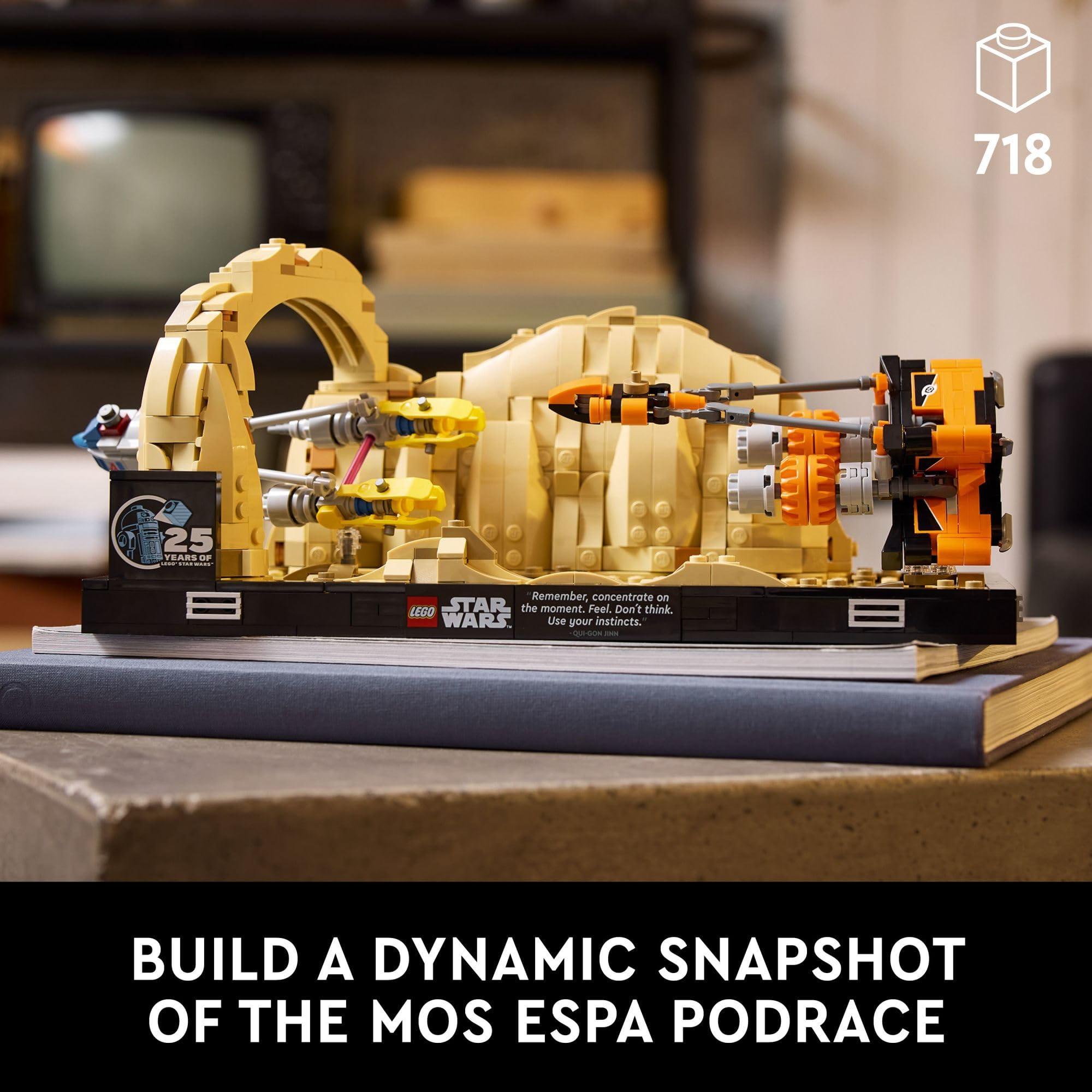 LEGO Star Wars: The Phantom Menace Mos ESPA Podrace Diorama, Build and Display Model for Adults, Star Wars Fan Gift with Anakin Skywalker's Podracer, 75380 - Image 3