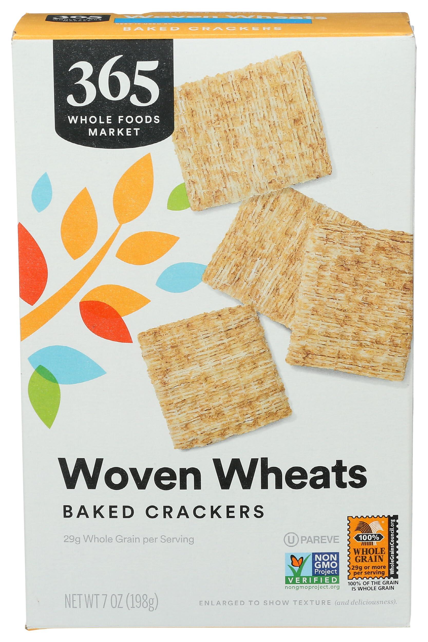 365 by Whole Foods Market, Woven Wheat Crackers, 7 OZ
