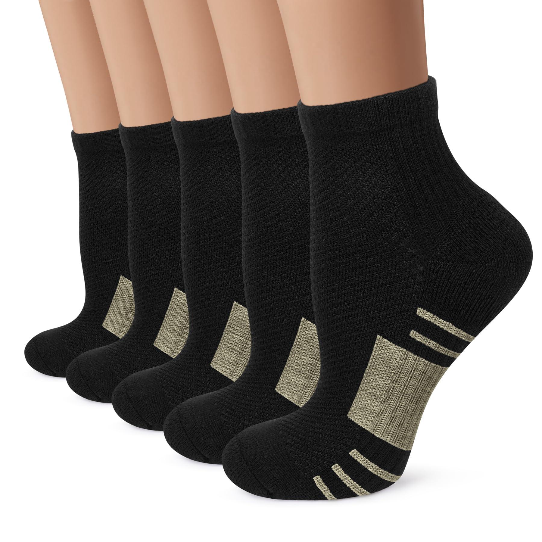 Copper Compression Socks for Men & Women – Plantar Fasciitis Relief, Ankle Support & Circulation – Running & Recovery