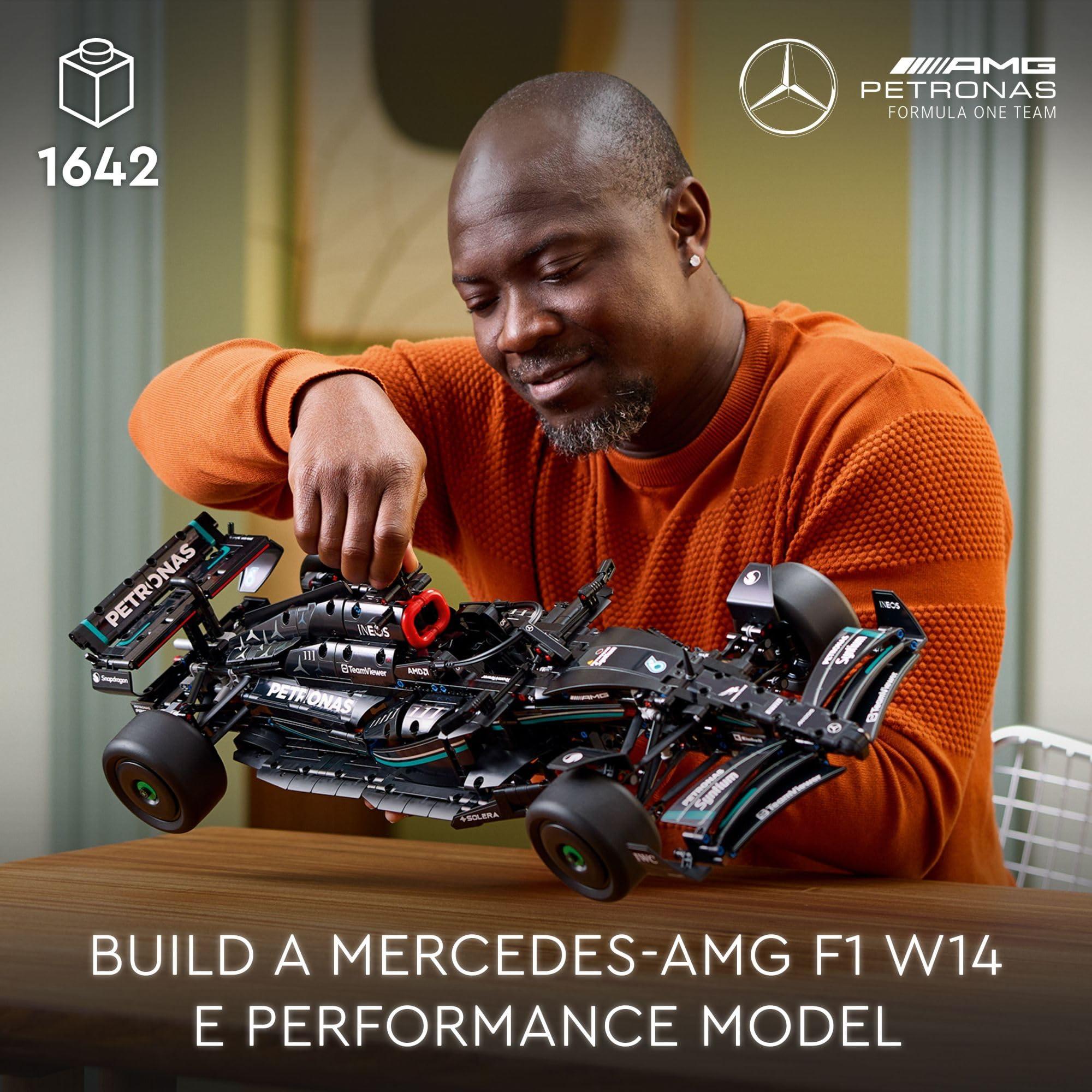 LEGO Technic Mercedes-AMG F1 W14 E Performance Model Car Kits - Formula 1 Building Sets for Adults, Ages 18+ - Gift for Birthdays - 3D Puzzle of Race Car with Realistic Details - 42171 - Image 3