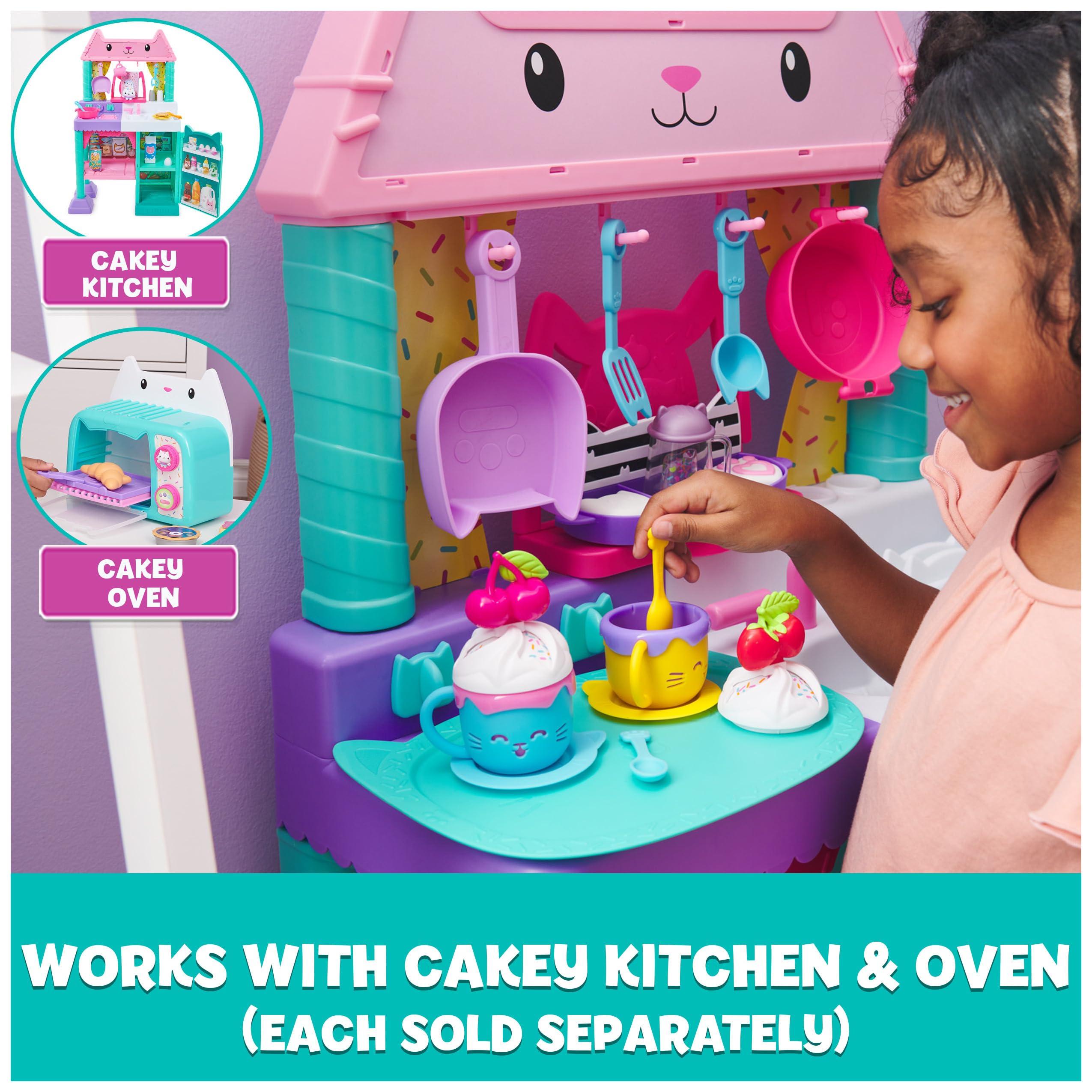 Gabby’s Dollhouse, Sprinkle Party Sweet Treat Set, Pretend Play Kitchen Hot Cocoa Party Set with Fruit & Sprinkles, Kids Toys for Girls and Boys 3+ - Image 6