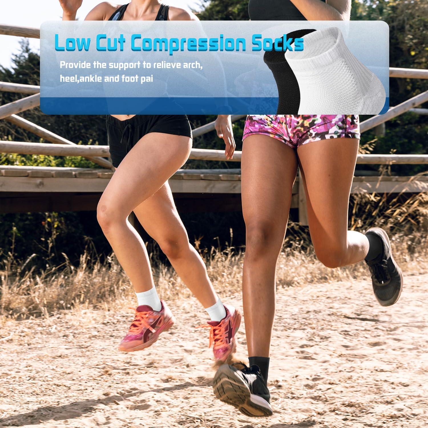 Copper Compression Socks for Men & Women – Plantar Fasciitis Relief, Ankle Support & Circulation – Running & Recovery - Image 3
