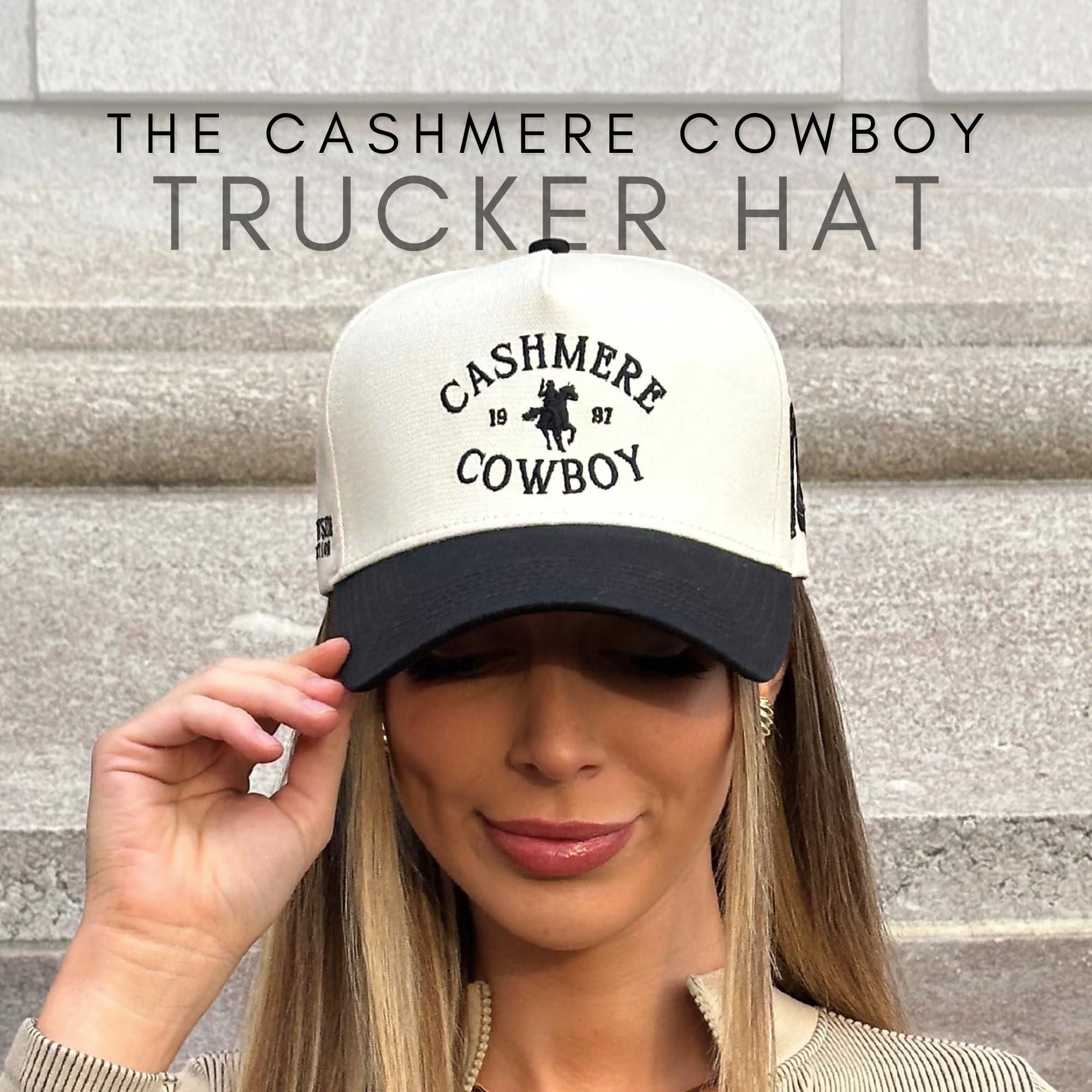 Vintage Western Trucker Hat | Men & Women | Country Cute Caps for Cowgirls Cowboys | Camo Denim Embroidered Cotton | Snapback - Image 4