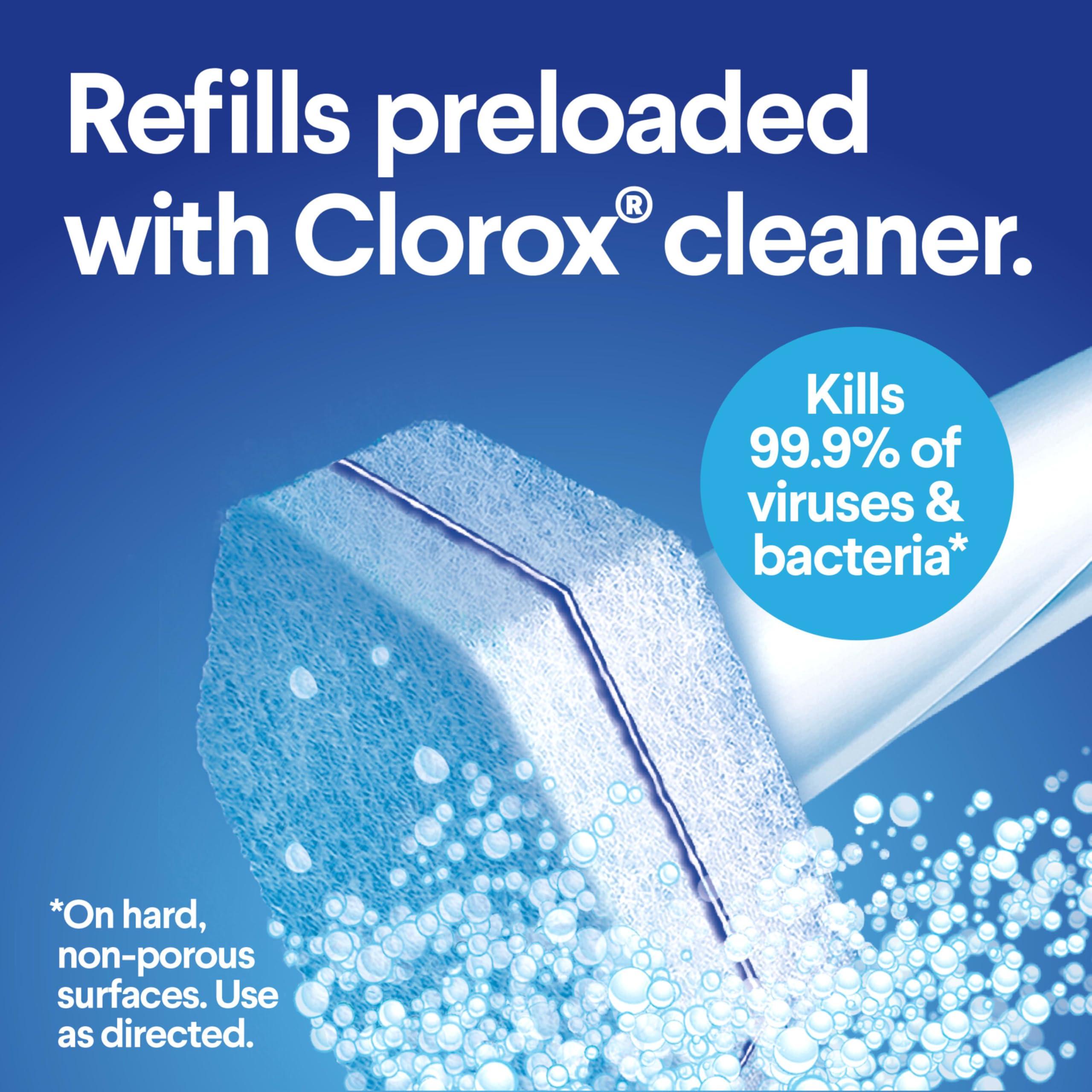 Clorox Toilet Wand Toilet Cleaning Kit, ToiletWand, Caddy and 6 Refills (Pack May Vary) - Image 2