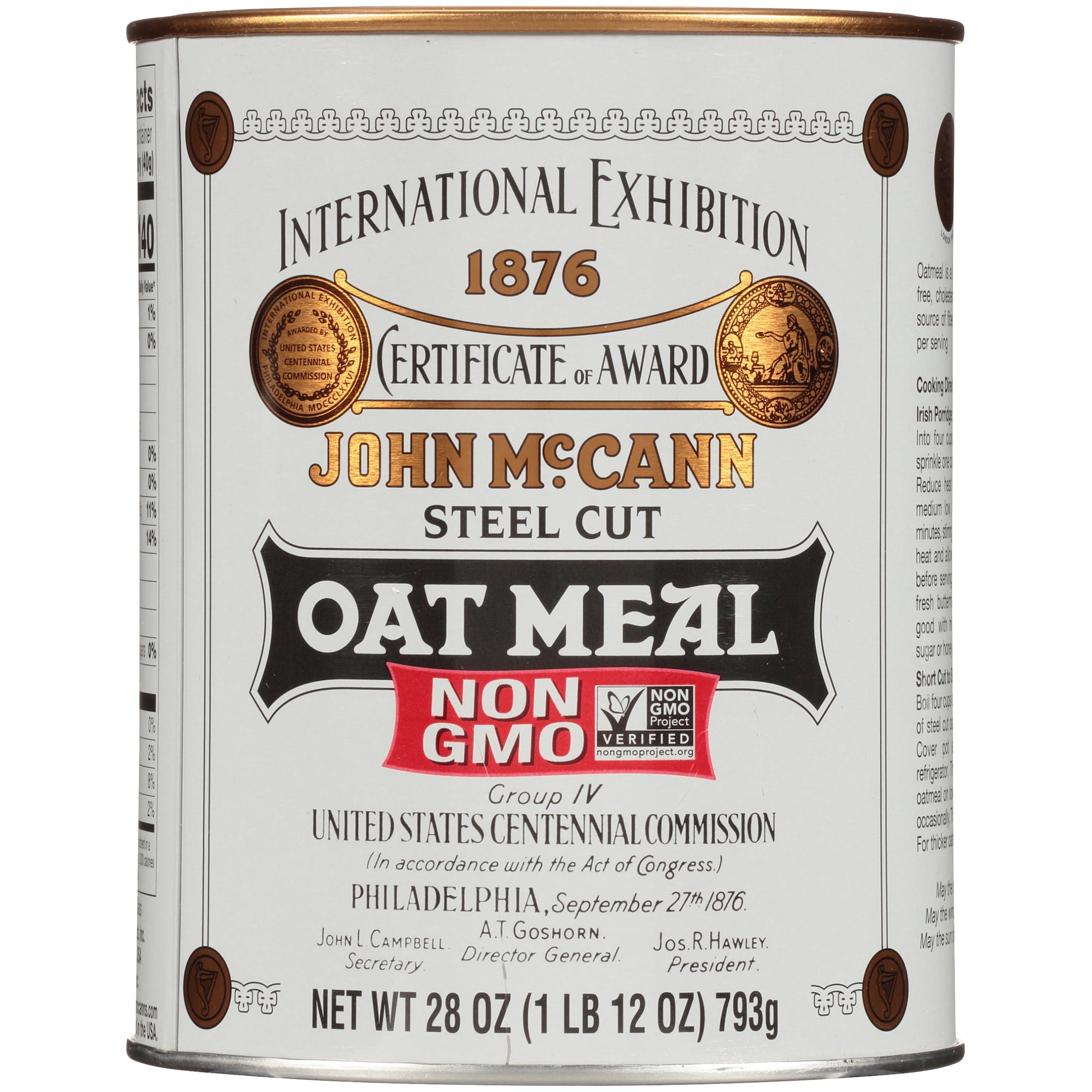 McCann's Irish Oatmeal, Traditional Steel Cut, 28 Ounce (Pack of 6)