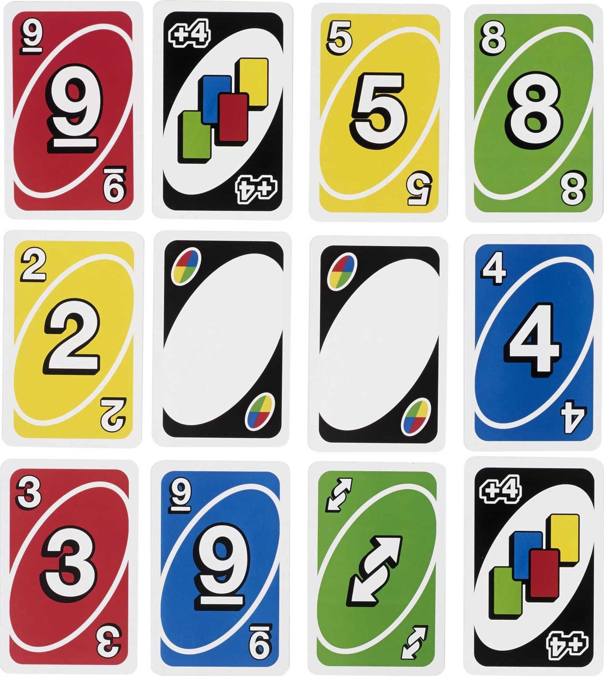 Mattel Games Giant UNO Family Card Game with 108 Oversized Cards and Instructions, Great Toy for Kids Ages 7 Years and Older - Image 6