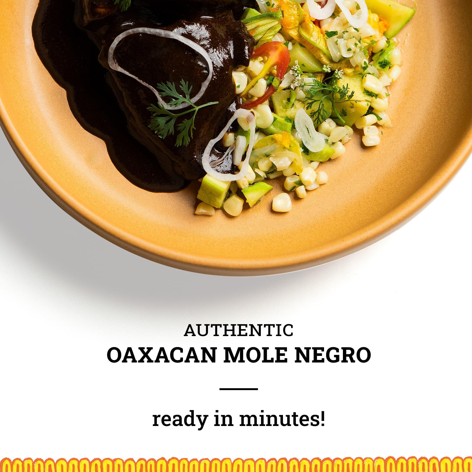 Ya Oaxaca - Mole Sauce - Negro - Medium Spice Flavor - Blend of Smoked & Dried Chiles, Spices, & Chocolate - Vegan, Non-GMO, Gluten Free - Great in Enchiladas, Tacos, Nachos, Tortillas - 12oz - Image 3