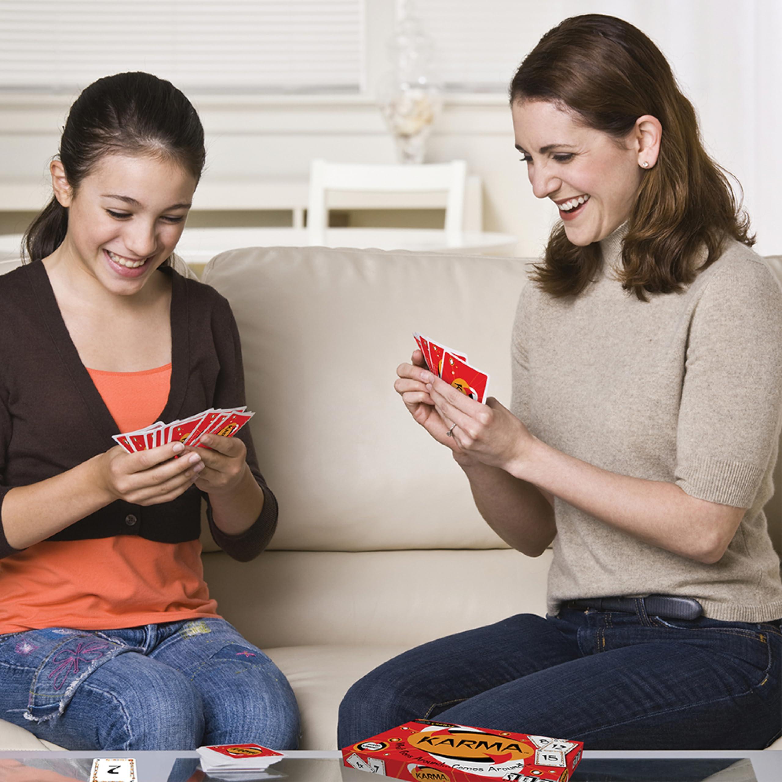 KARMA Card Games for Kids – Kids, Family Games Night, Multi-Player, Screen Free, Travel Games, Playing Cards, What Goes Around, Comes Around, Ages 8+ - Image 2