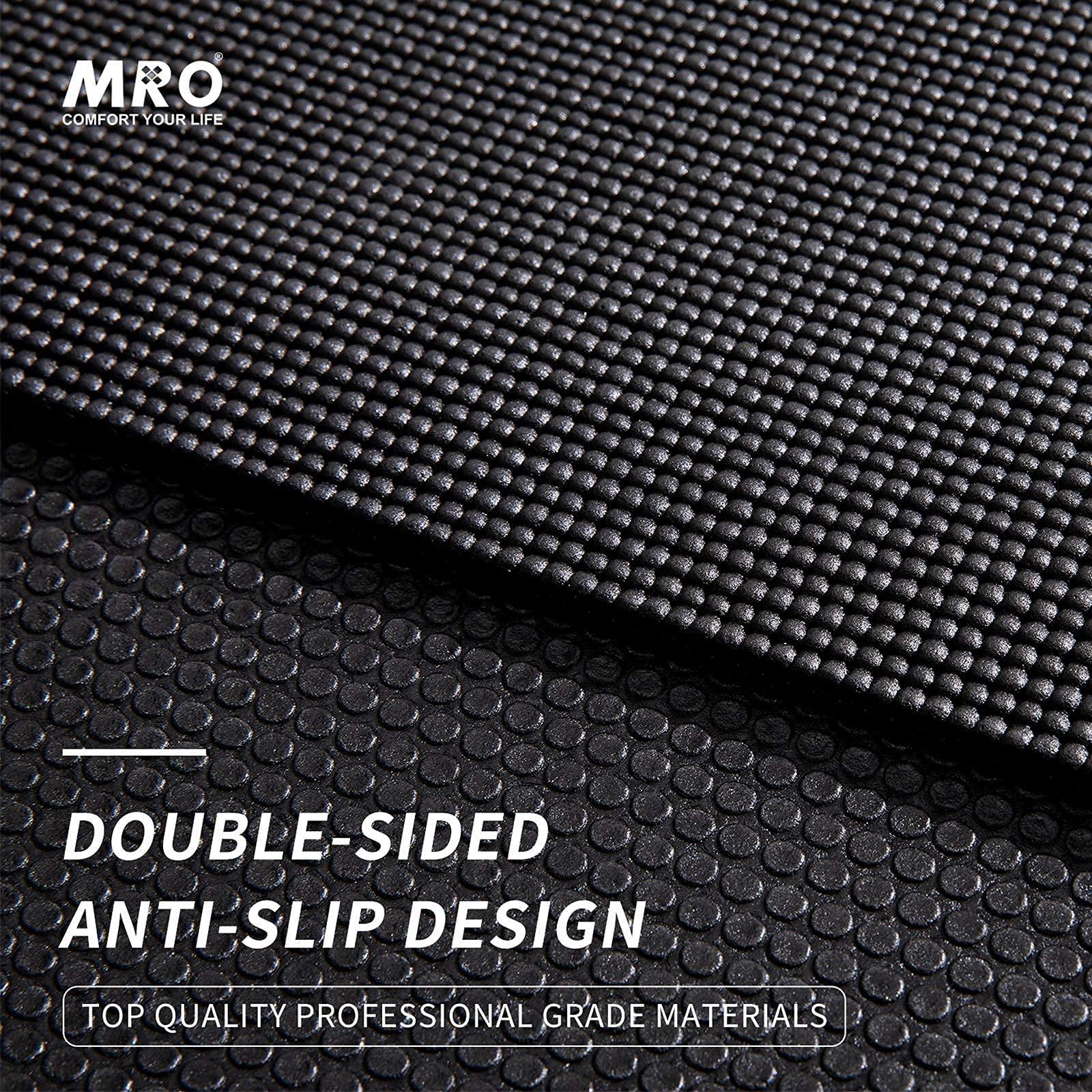 MRO Extra Large Yoga Mat, 12'x6'/9'x6'/7'x5'/6'x4' (9MM) Extra Wide and Thick Exercise Mats for Home Gym Workout, Non-Slip, Soft for Women and Men Fitness, Ideal for Barefoot Yoga, Pilates, stretching - Image 6