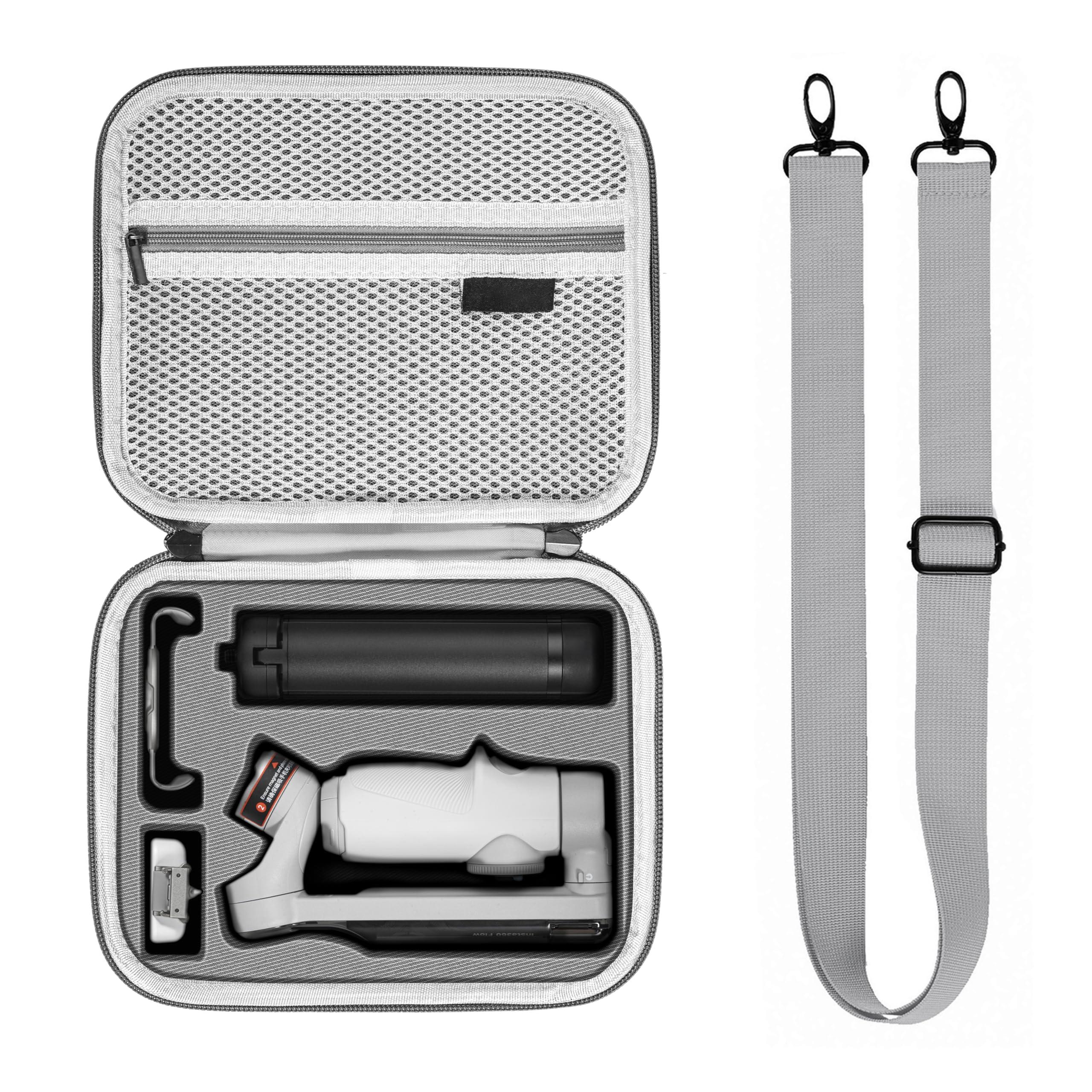 Tomat Carry Case for Insta360 Flow Pro Accessories, Hard Shell Bag Travel Case Compatible with Insta360 Flow Pro AI-Powered Smartphone Stabilizer