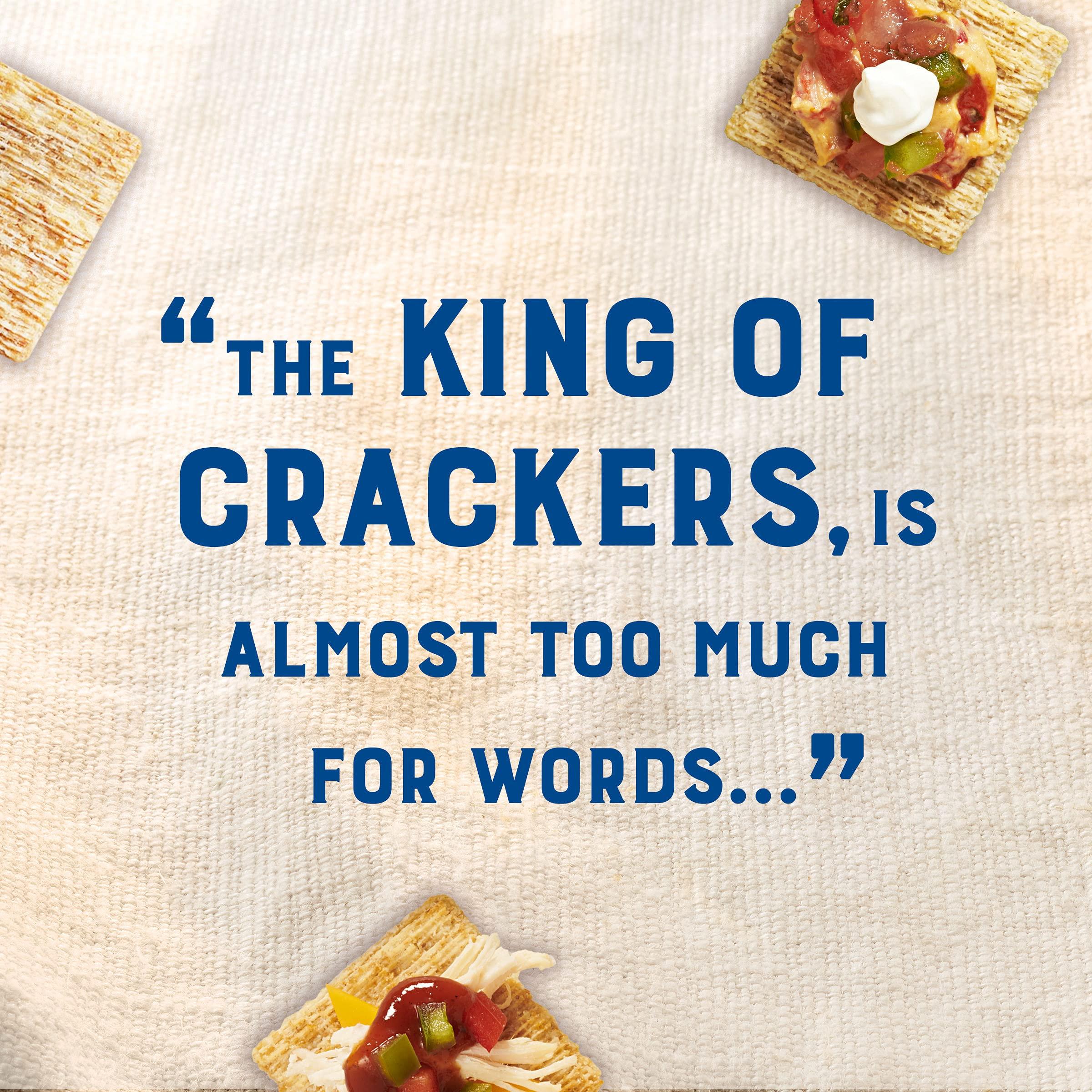 Triscuit Original Whole Grain Wheat Crackers, Vegan Crackers, Healthy Snacks, Lunch Snacks, Family Size, 12.5 oz - Image 13