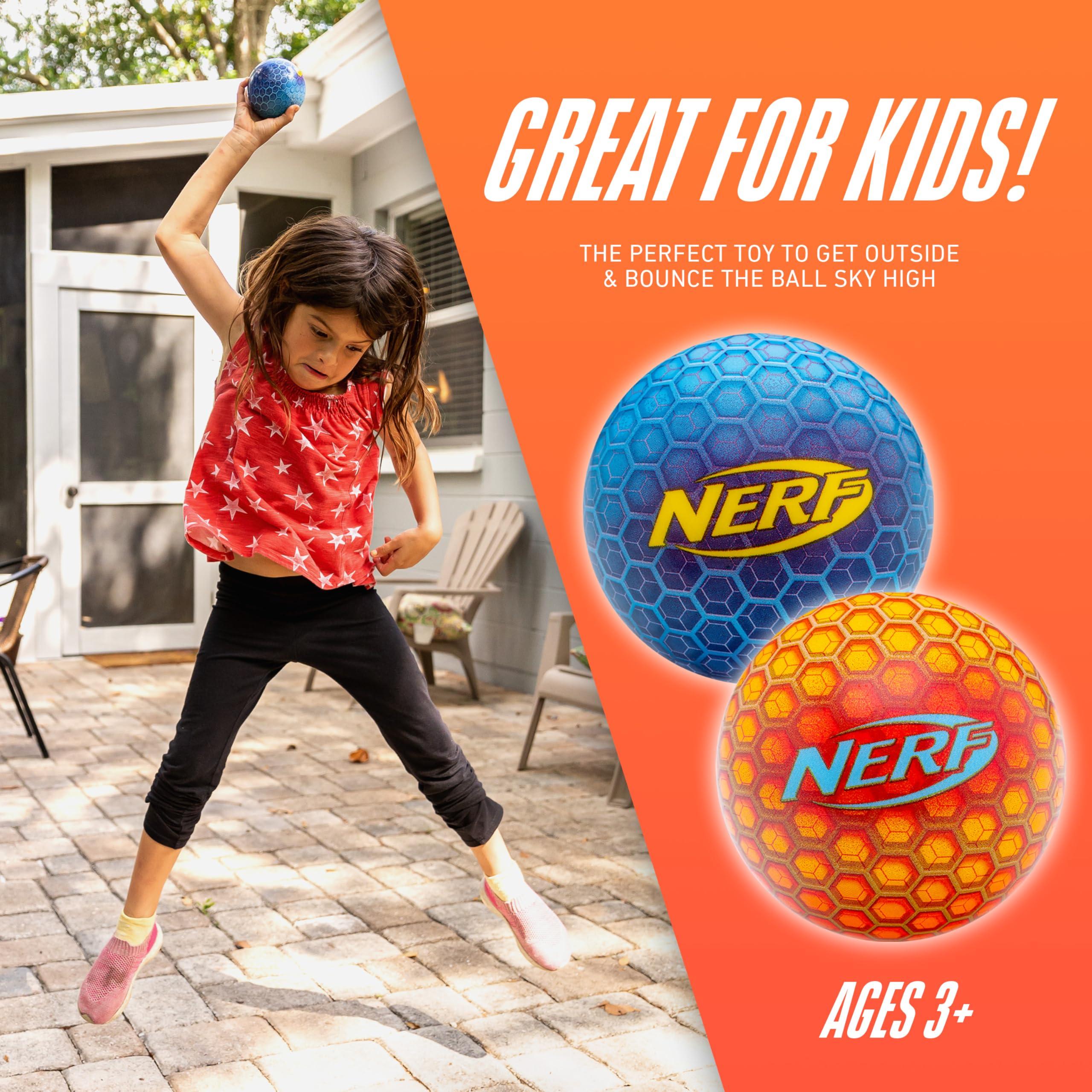 NERF Super High Bounce Ball - 2 Balls Included - Durable and Lightweight for Indoor and Outdoor Fun - Image 3