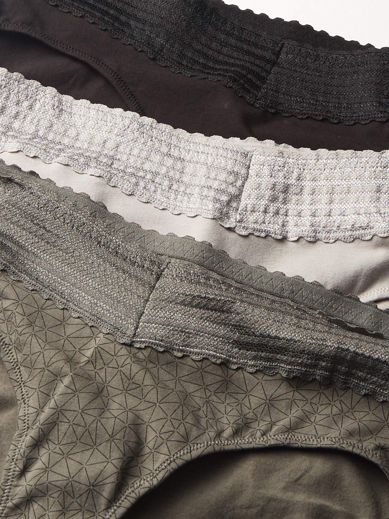 Warner's womens Blissful Benefits No Muffin 3 Pack Hipster Panties - Image 3