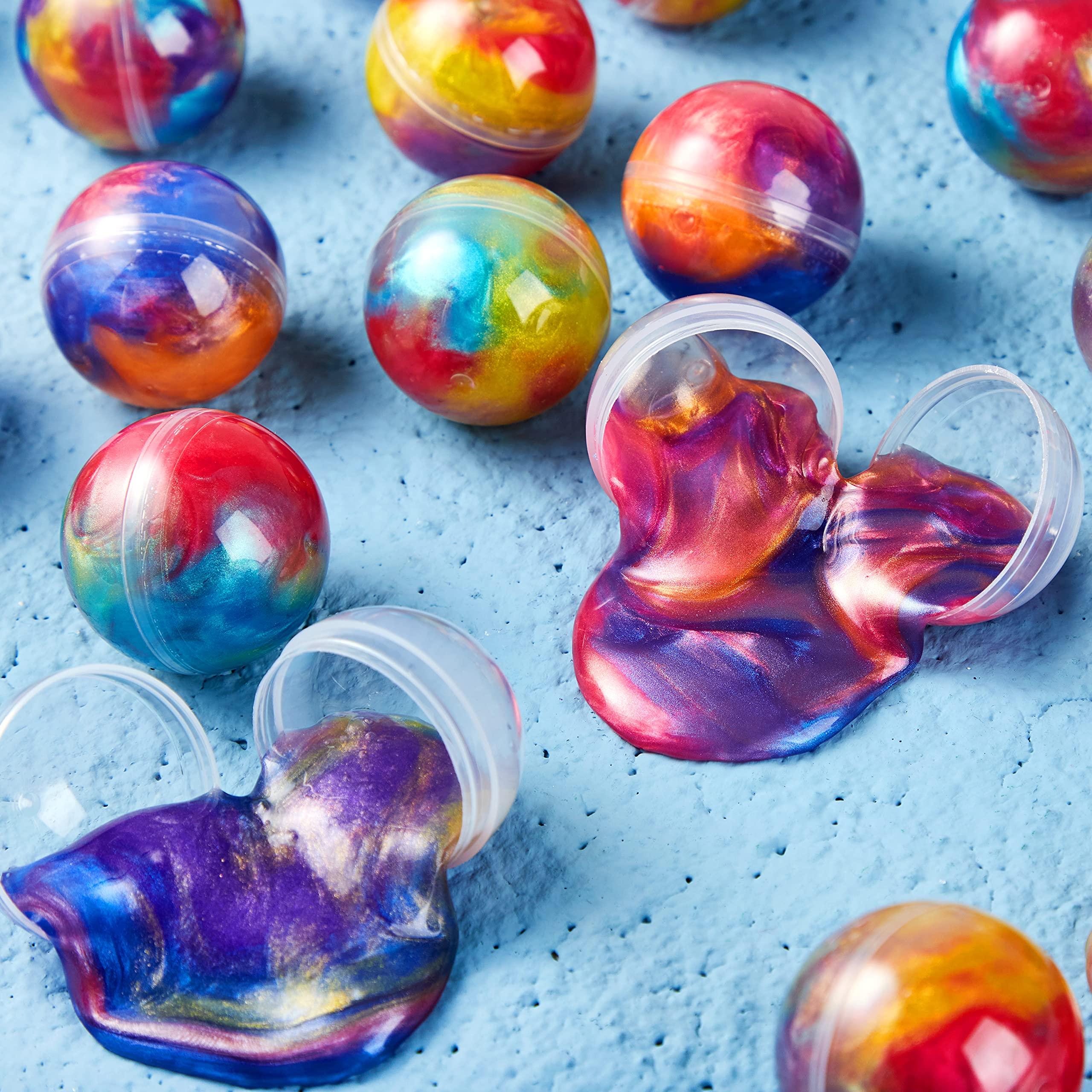 JOYIN Slime Party Favors, 24 Pack Galaxy Slime Ball - Stretchy, Non-Sticky, Mess-Free, Stress Relief, and Safe - Toys for Girls and Boys - Classroom Reward, Party Supplies - Image 8